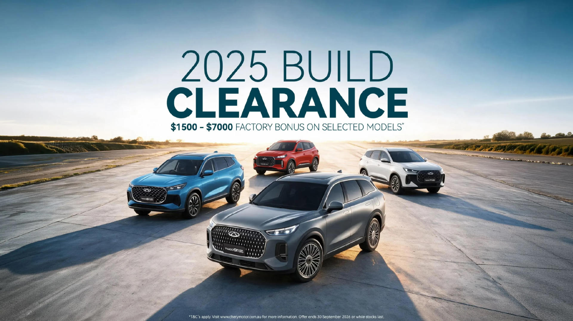 Chery 2025 Build Clearance