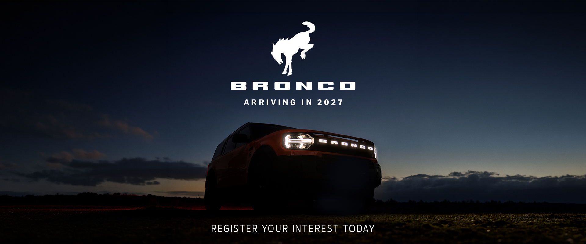 All-New Ford Bronco Arriving in 2027
