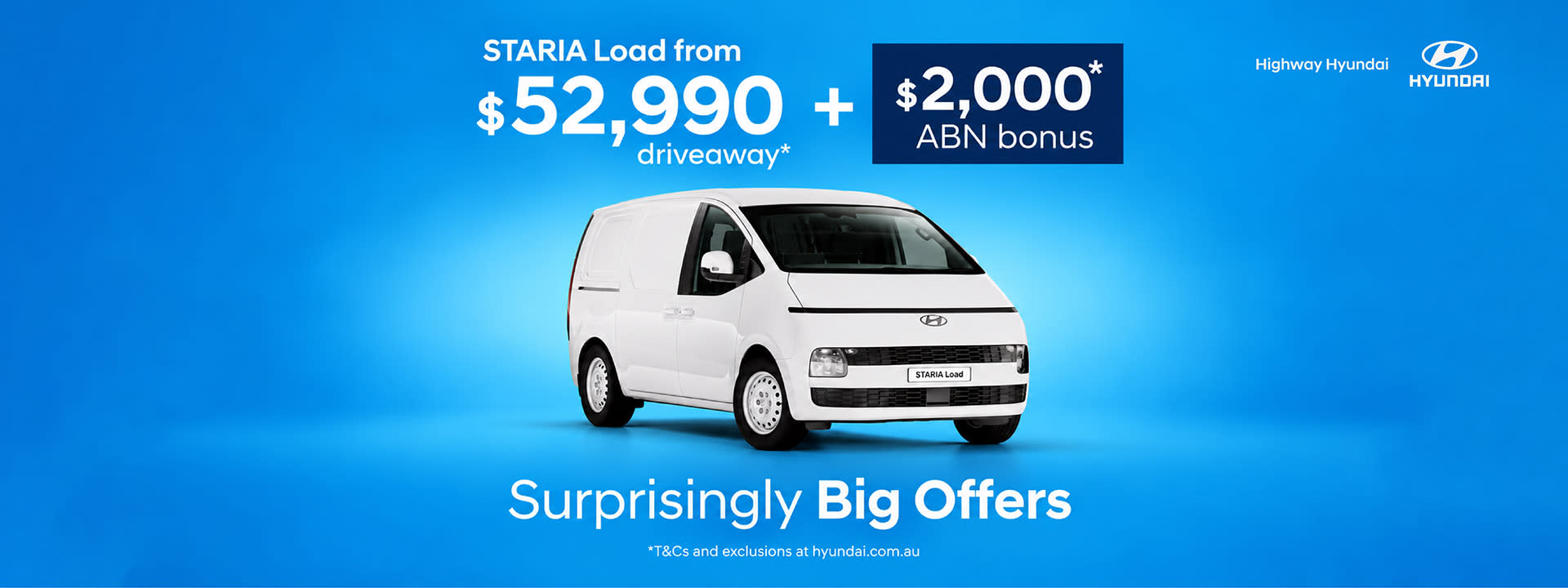 Staria Load ABN Offer