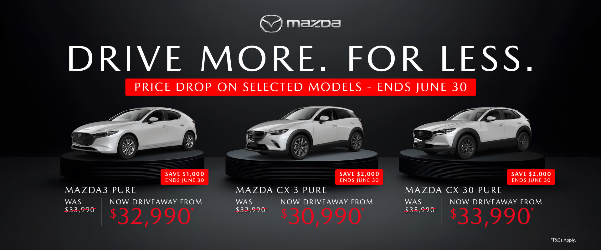 Drive More. For Less.