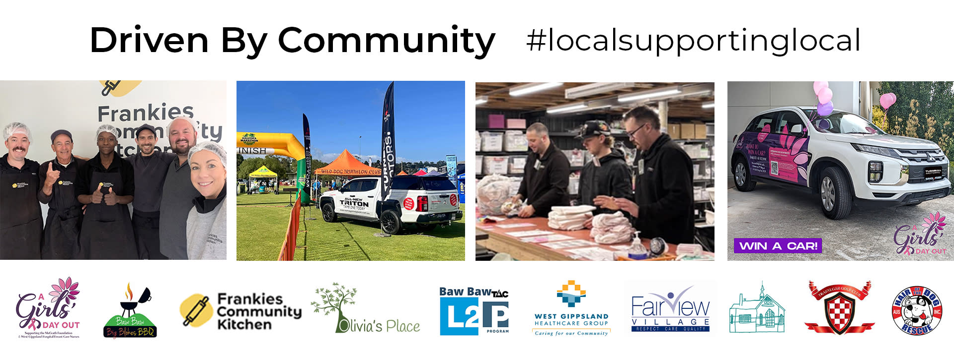 Driven by community - local supporting local