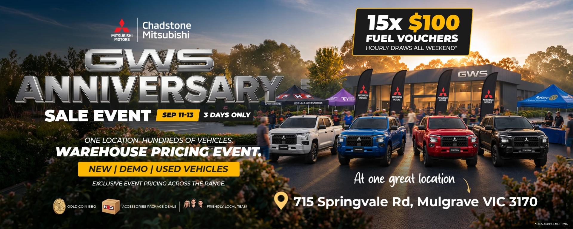 Anniversary Sale Event