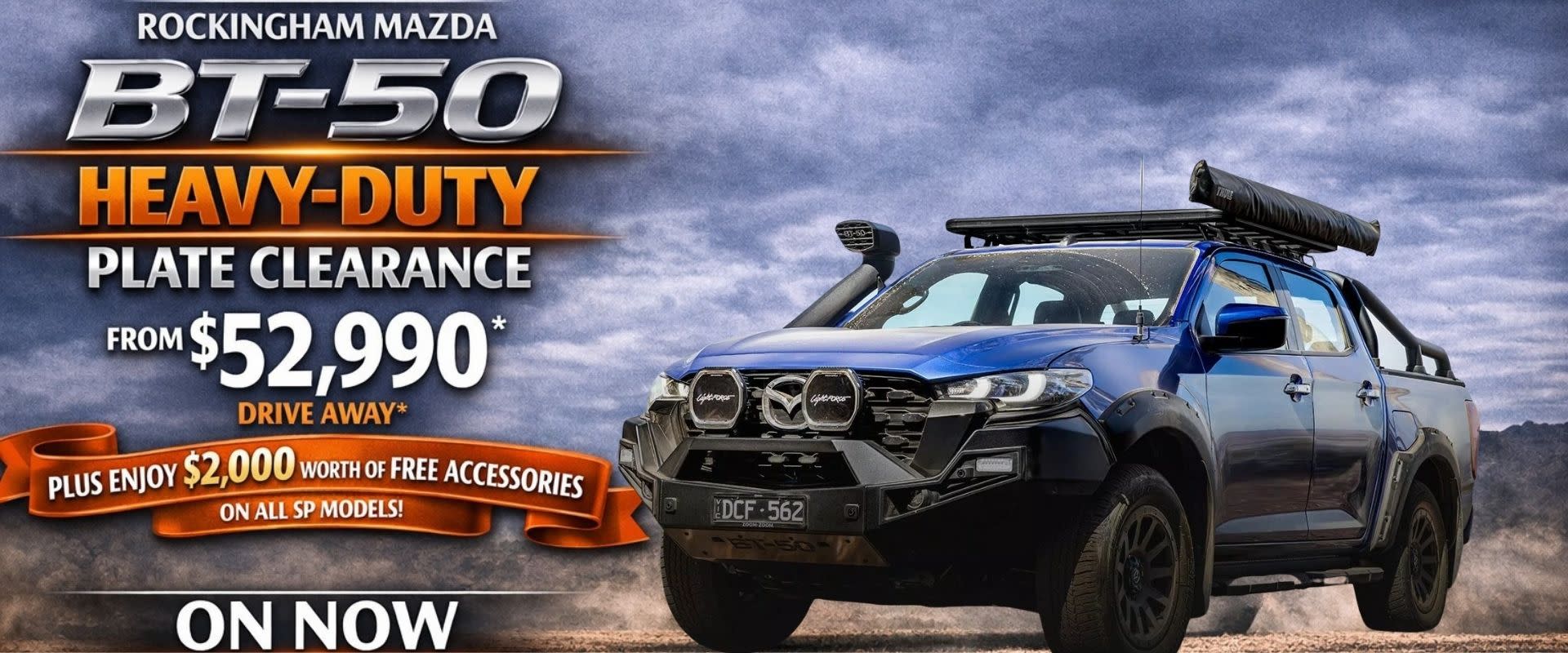 Rockingham Mazda BT-50 Heavy Duty Clearance Event