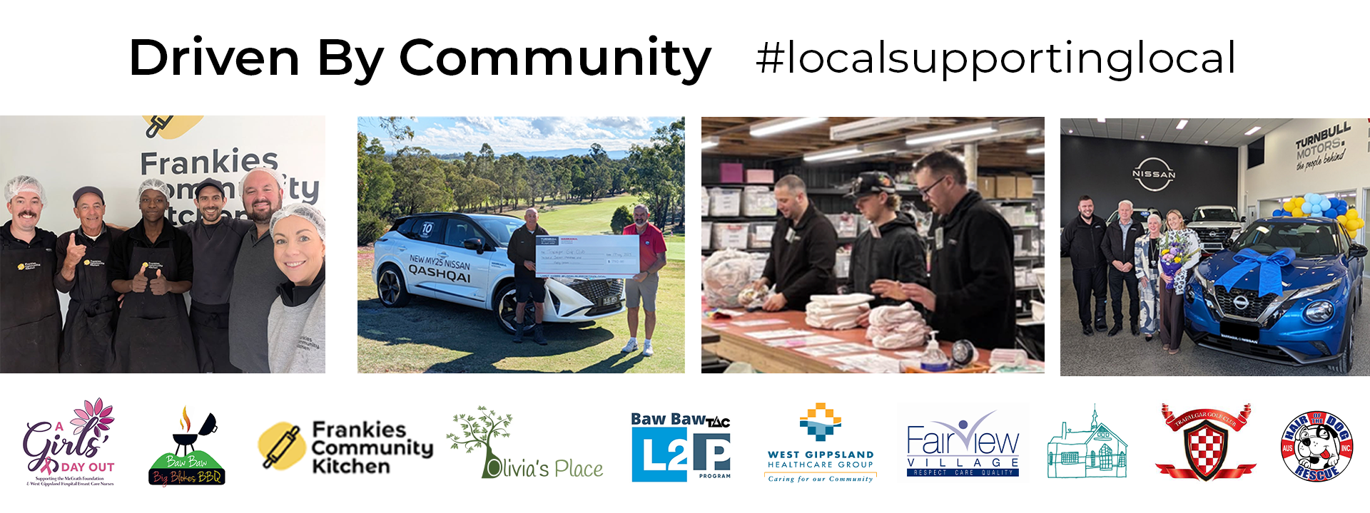 Driven by community - local supporting local