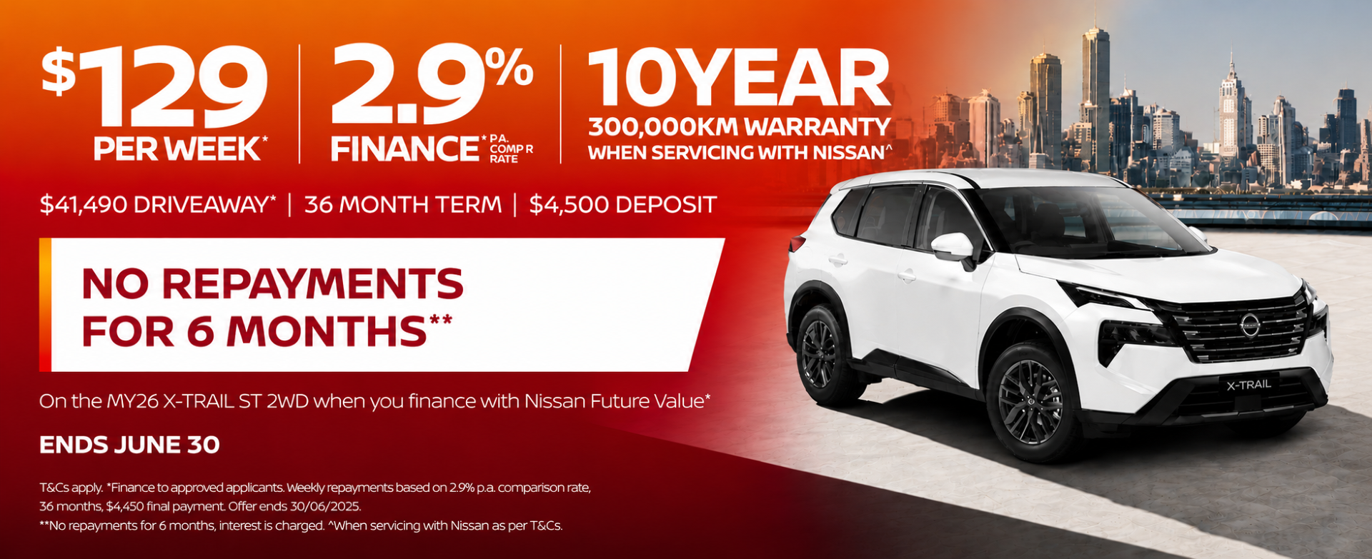 X-Trail ST from $129 per week