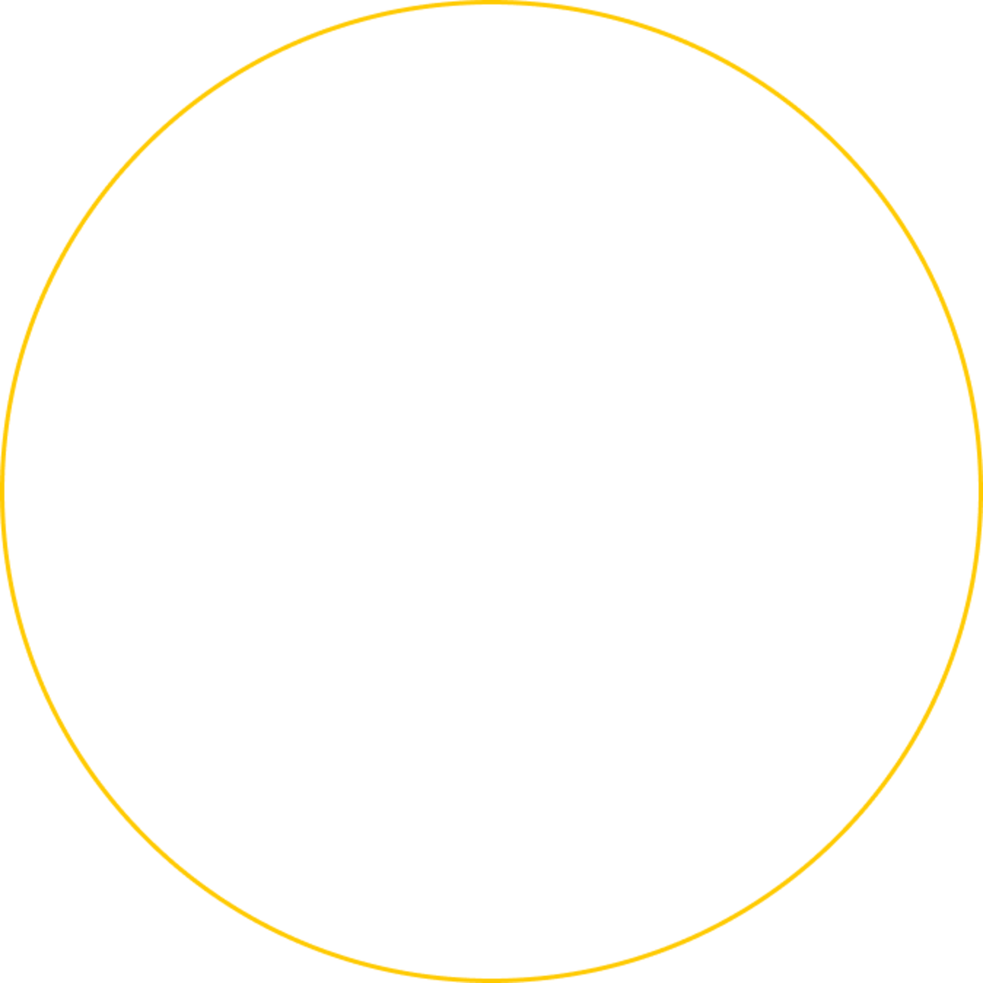 Yellow Circle Outline