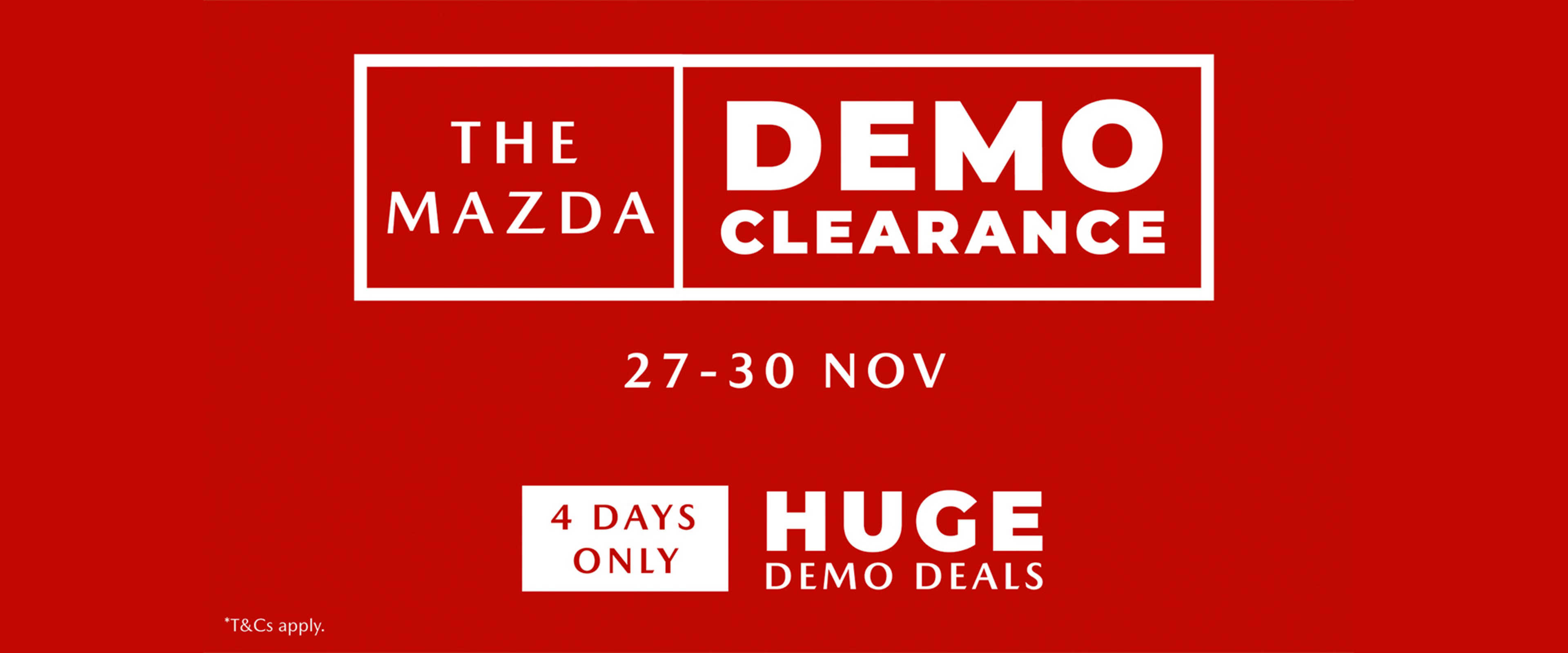 Demo Clearance