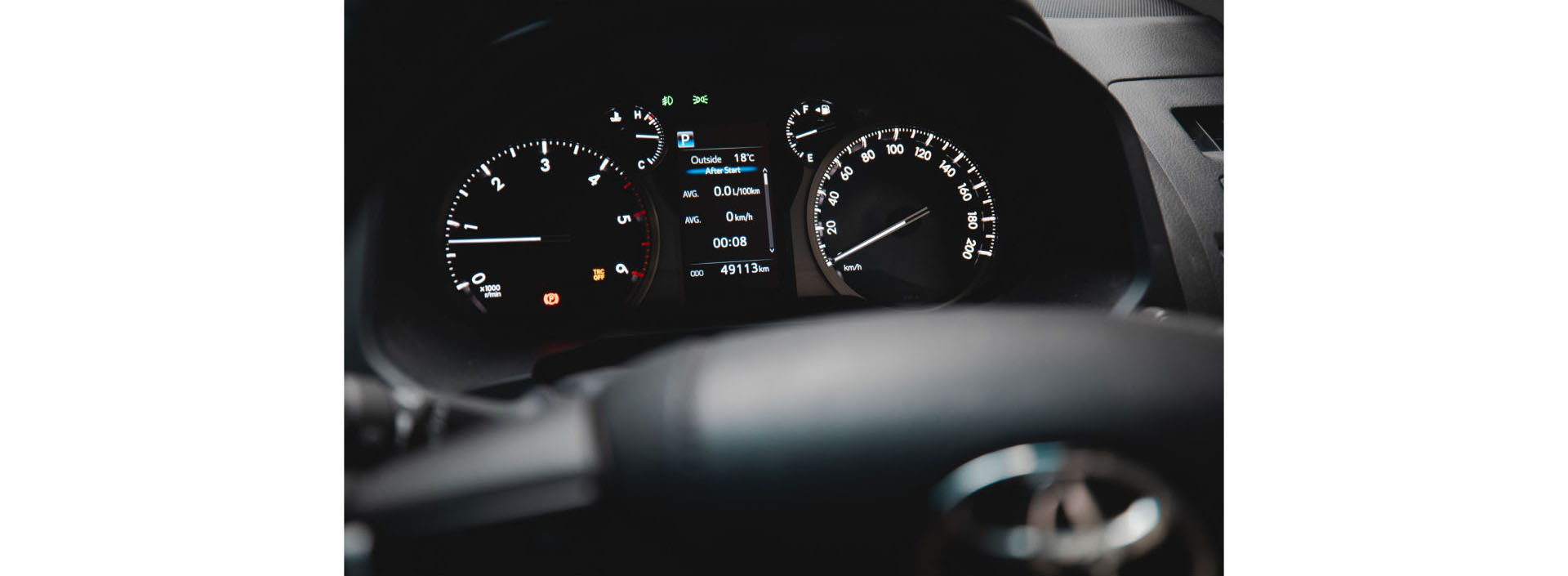 Toyota dashboard