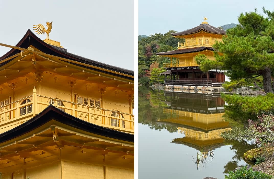 Kinkaku-ji Temple in Kyoto, also called the Golden Pavilion. Photos: Jane Johnston 
