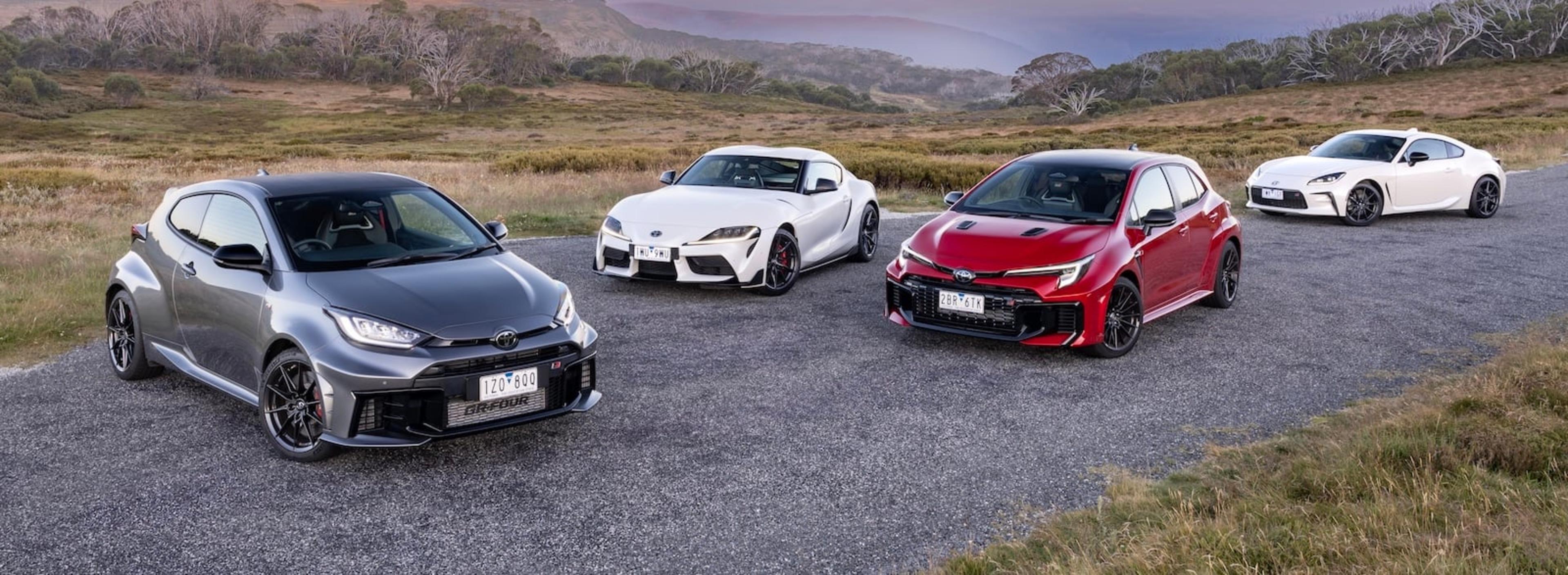 TOYOTA GAZOO RACING LINEUP DELIVERS IMPROVED PERFORMANCE, STYLE AND DRIVING THRILLS banner