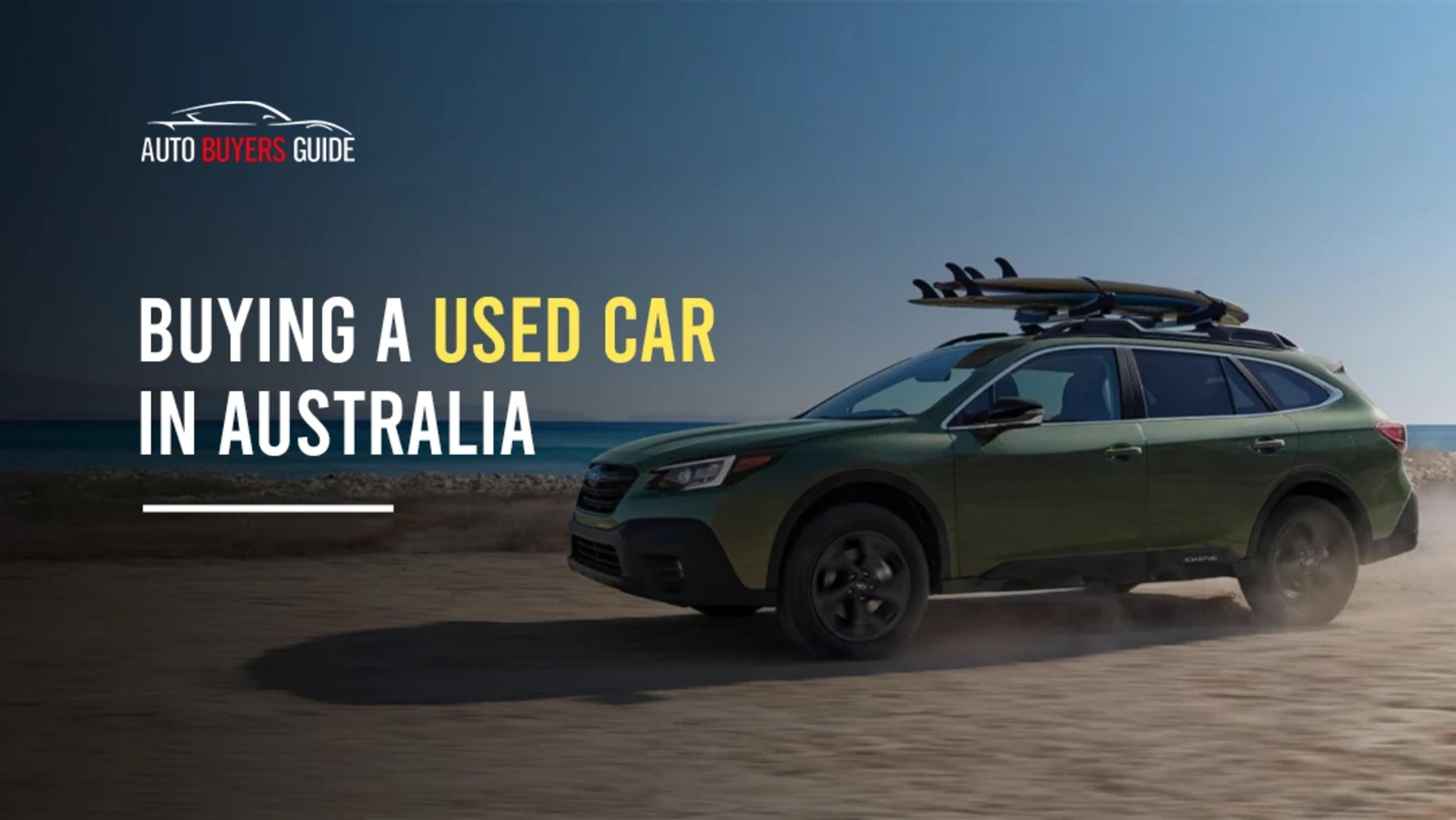 Buying a Used Car in Australia banner