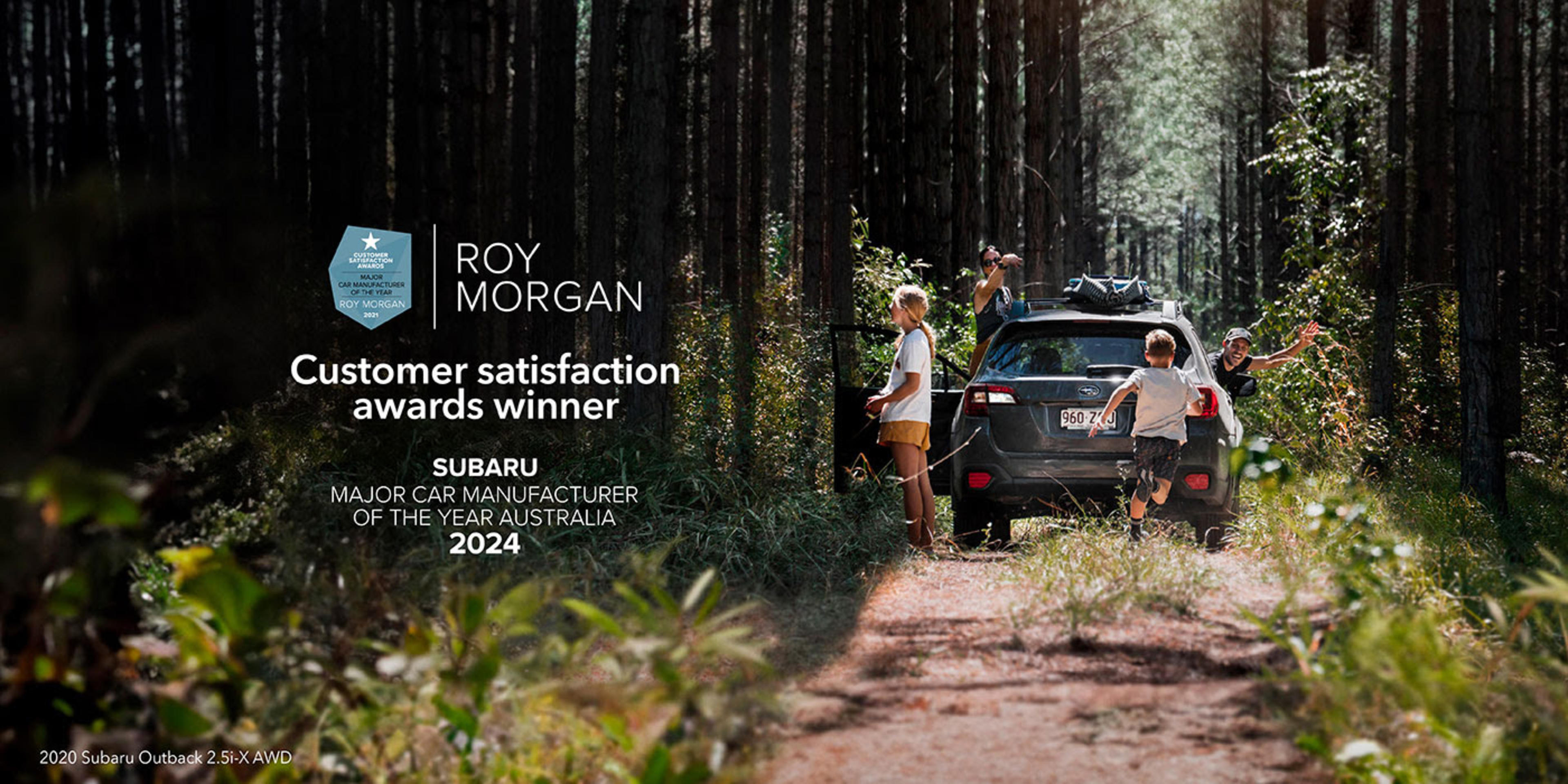 Subaru Named Major Car Manufacturer of the Year – Proudly Celebrated by Tynan Subaru Sutherland & Albion Park banner