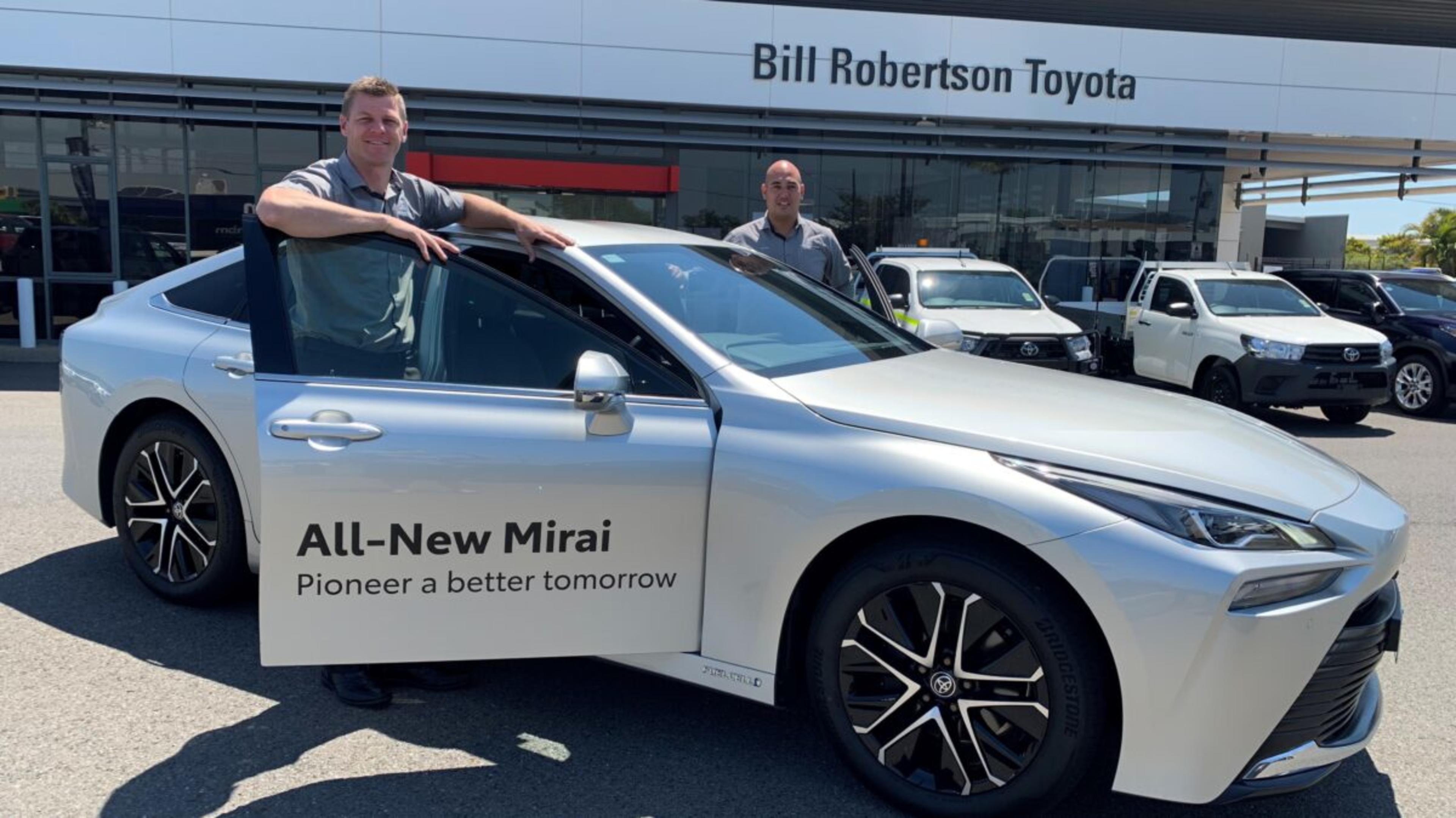 ALL-NEW MIRAI VISITS GLADSTONE   banner