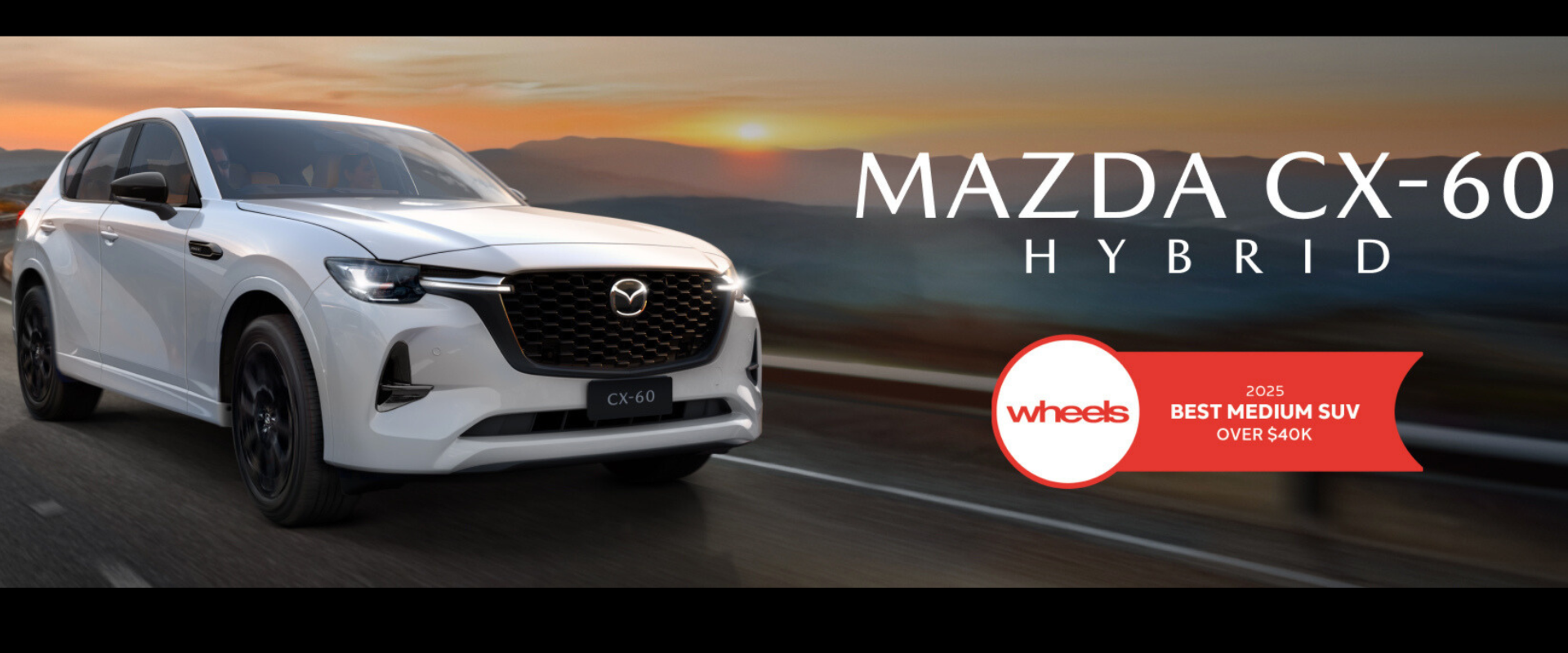 Mazda CX-60 Crowned Best Med SUV 2025 | Wheels banner