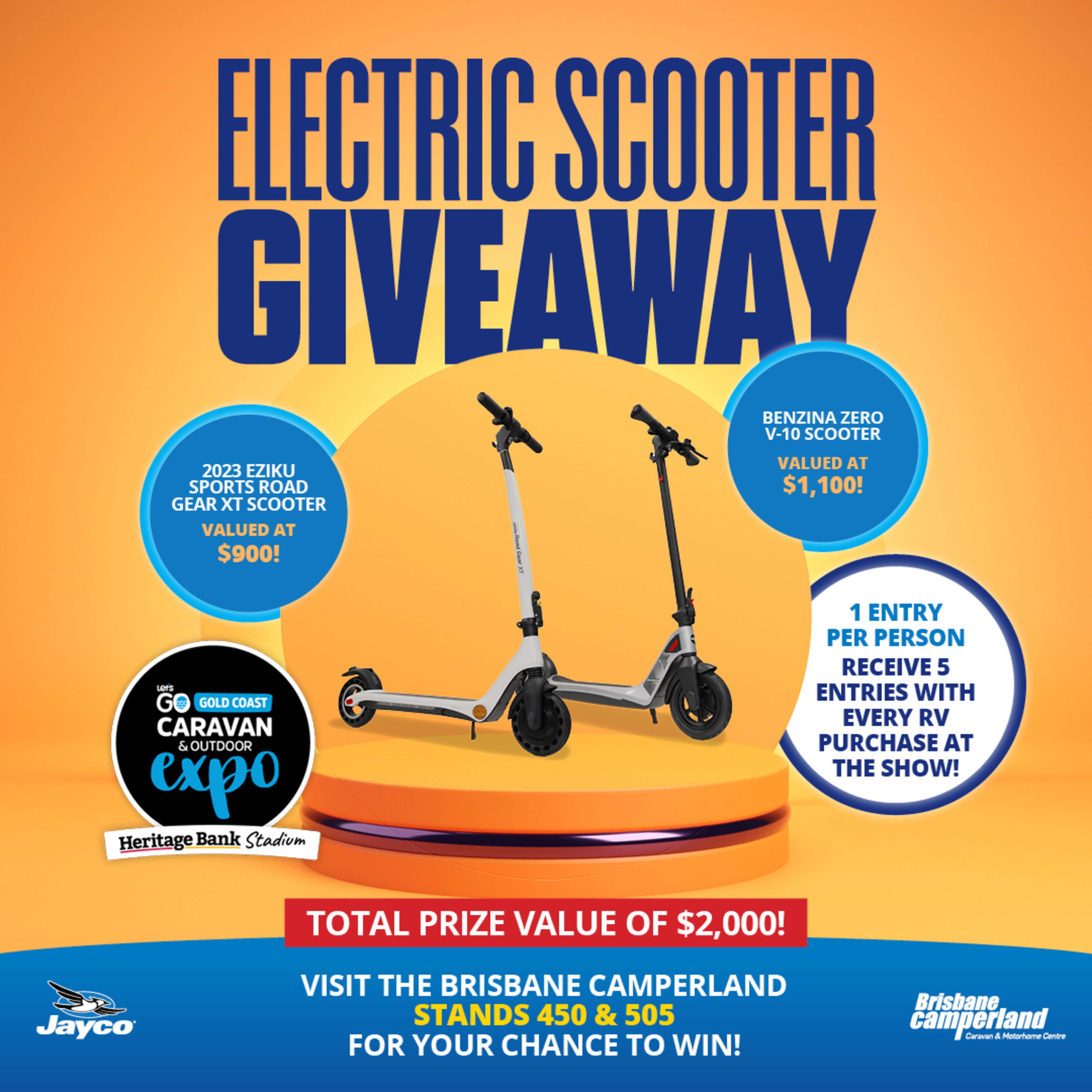 WIN! Electric Scooter Giveaway! banner