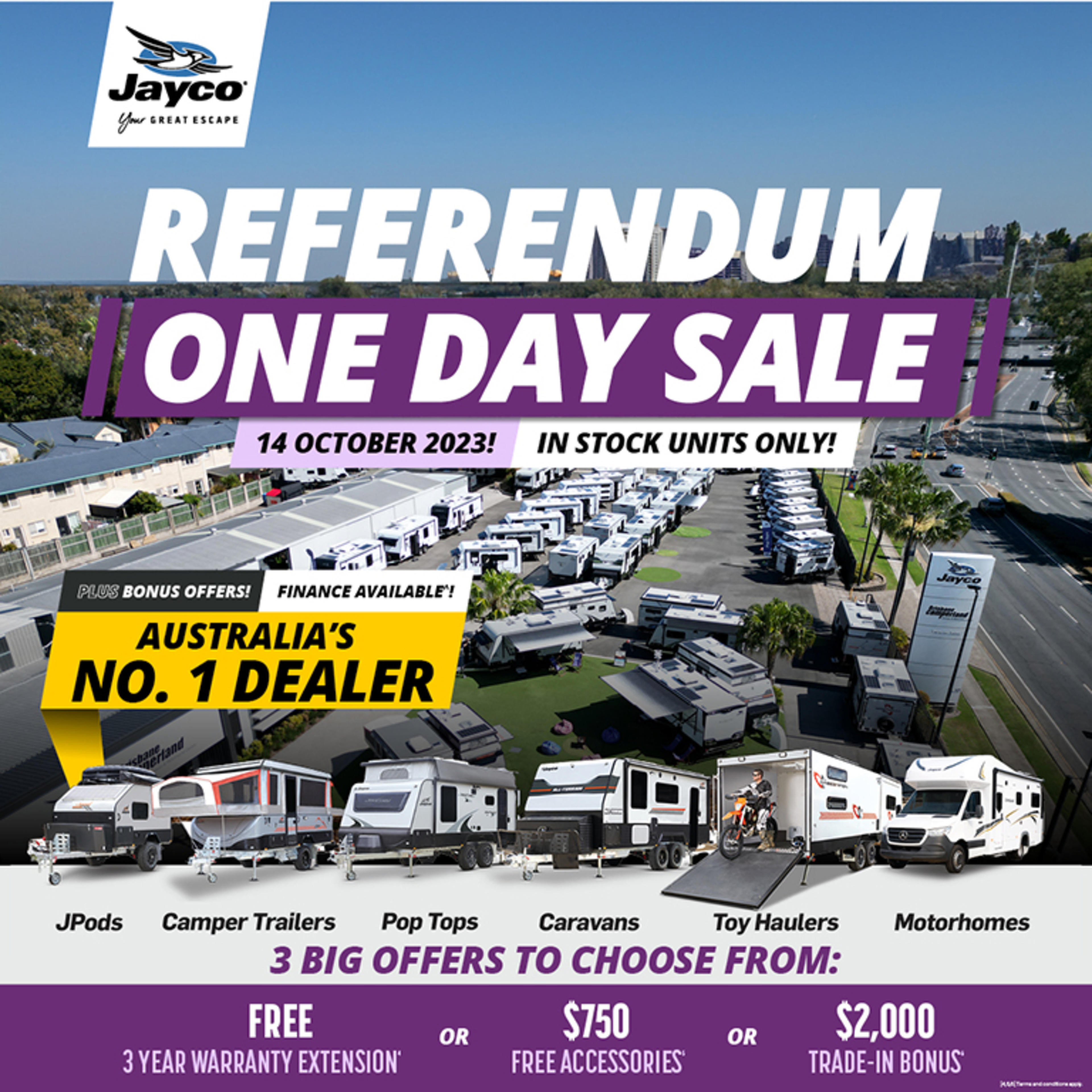 Referendum One Day Sale banner