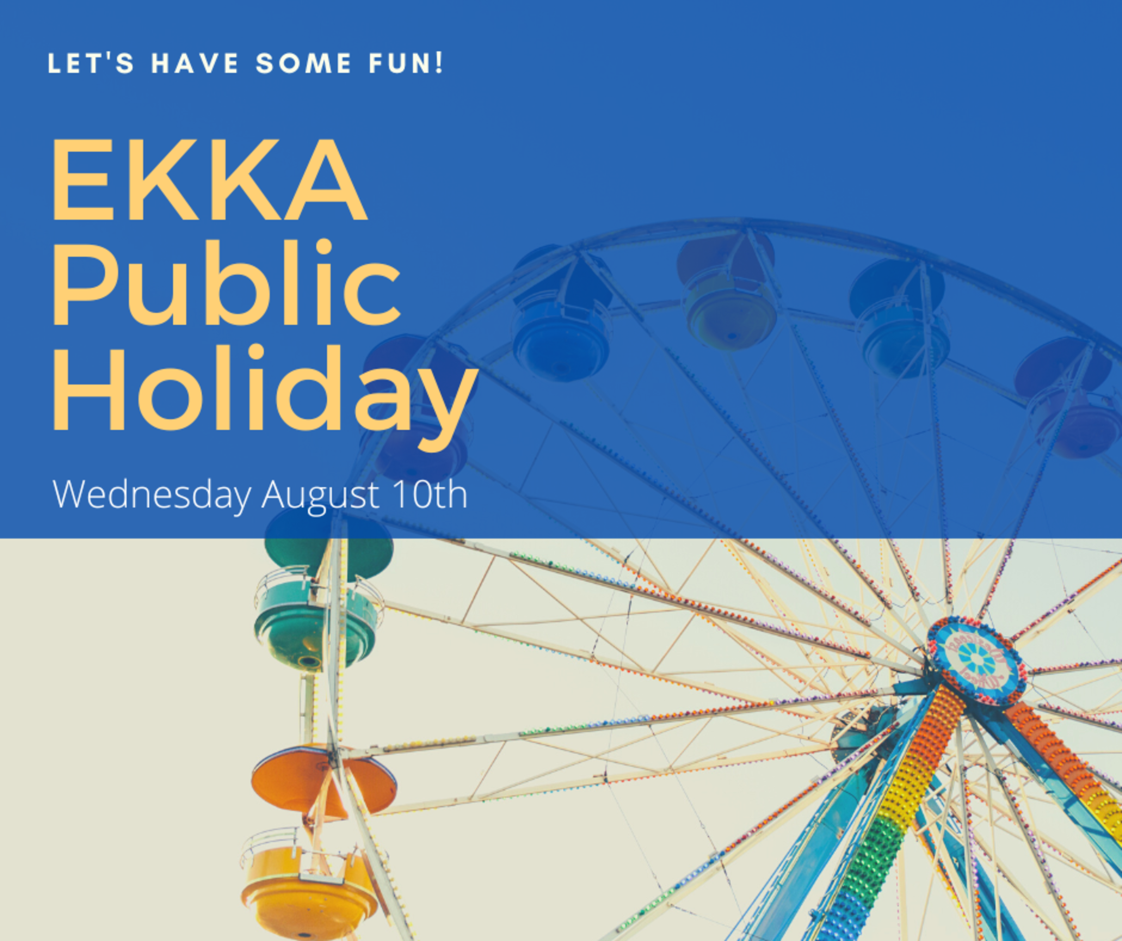 PUBLIC HOLIDAY CLOSURE banner