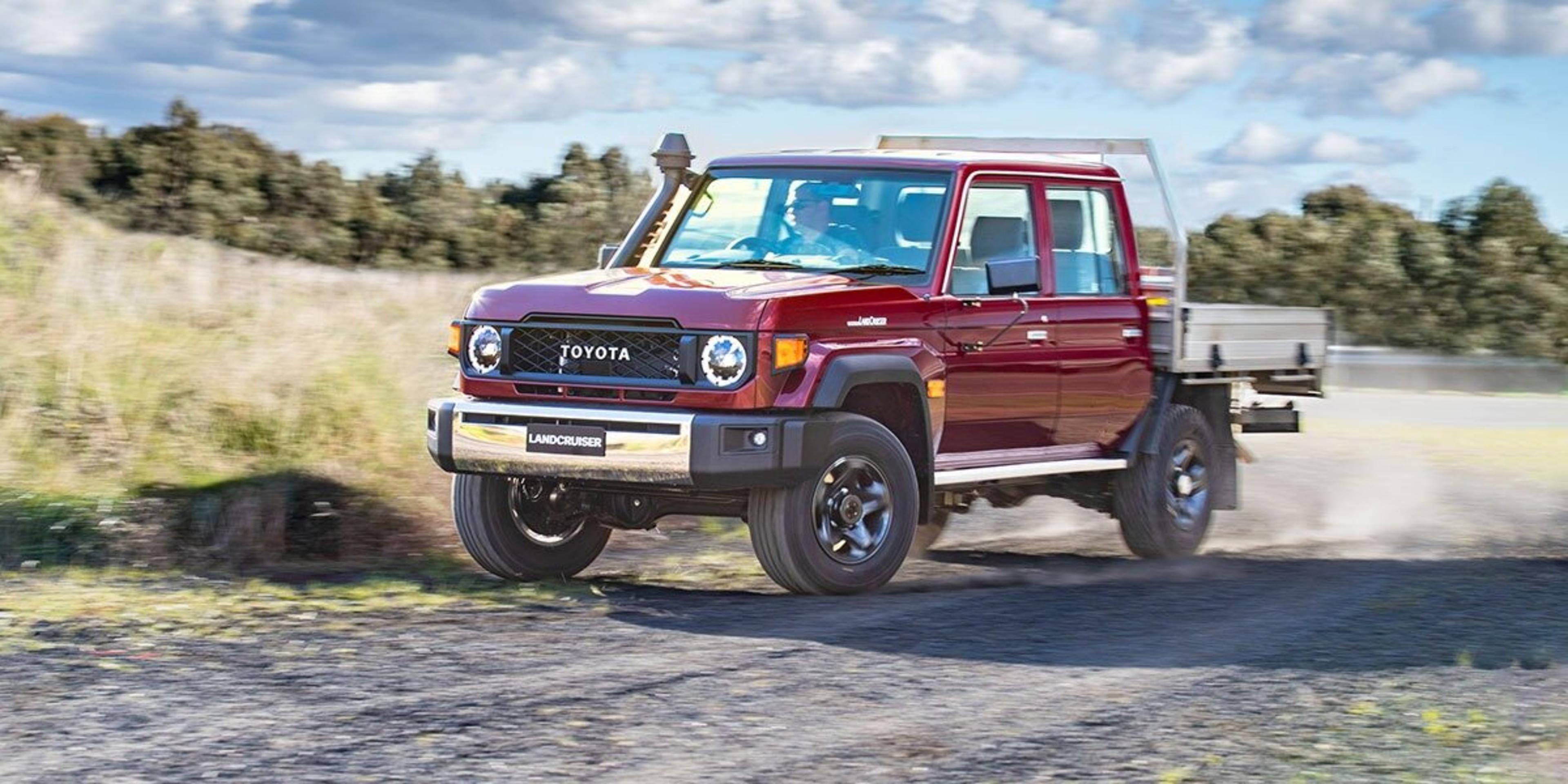 Toyota LandCruiser 70 Series due Q4 2023, Register Your Interest! banner