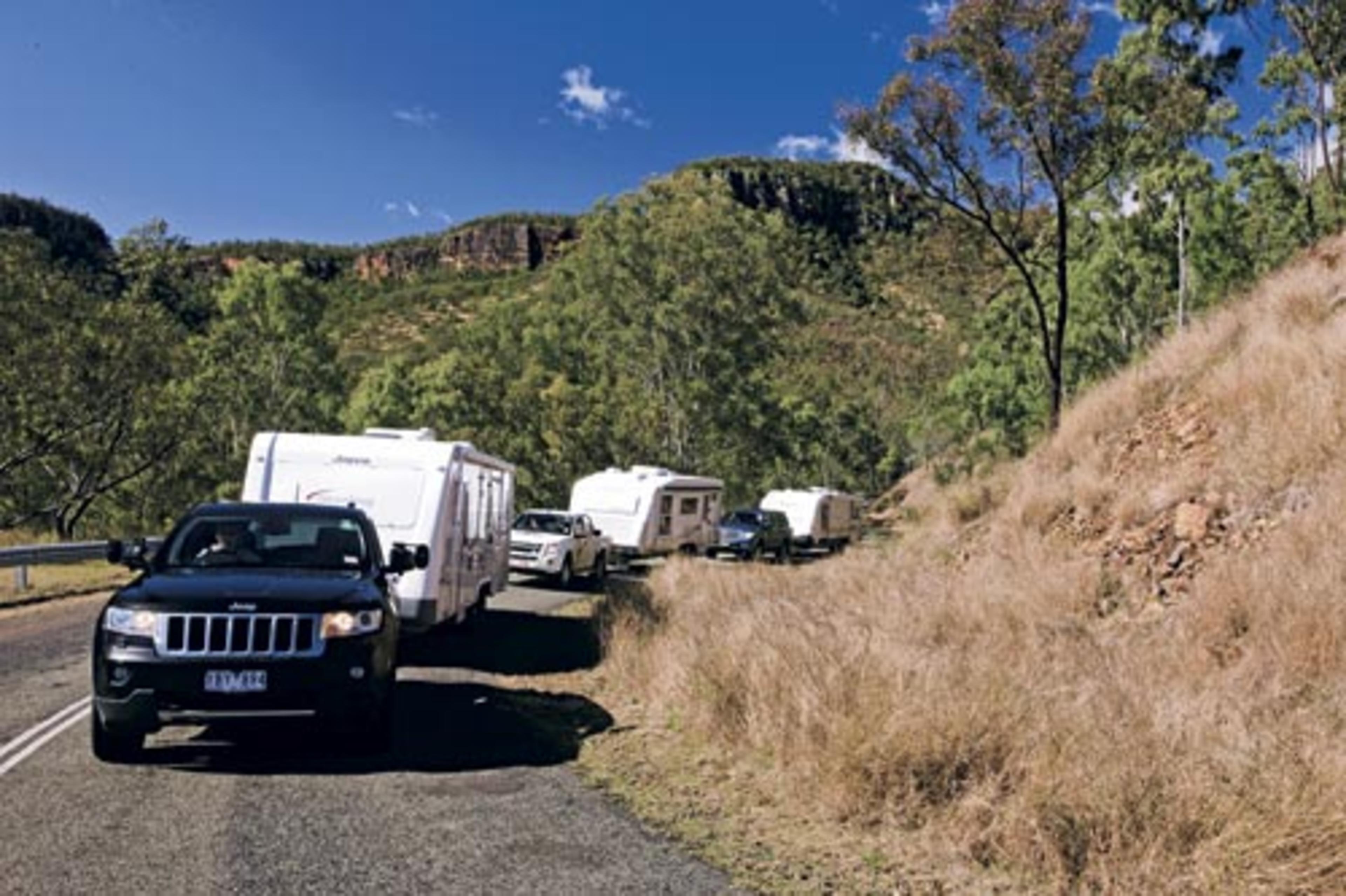 TRAVELLING IN A CONVOY banner