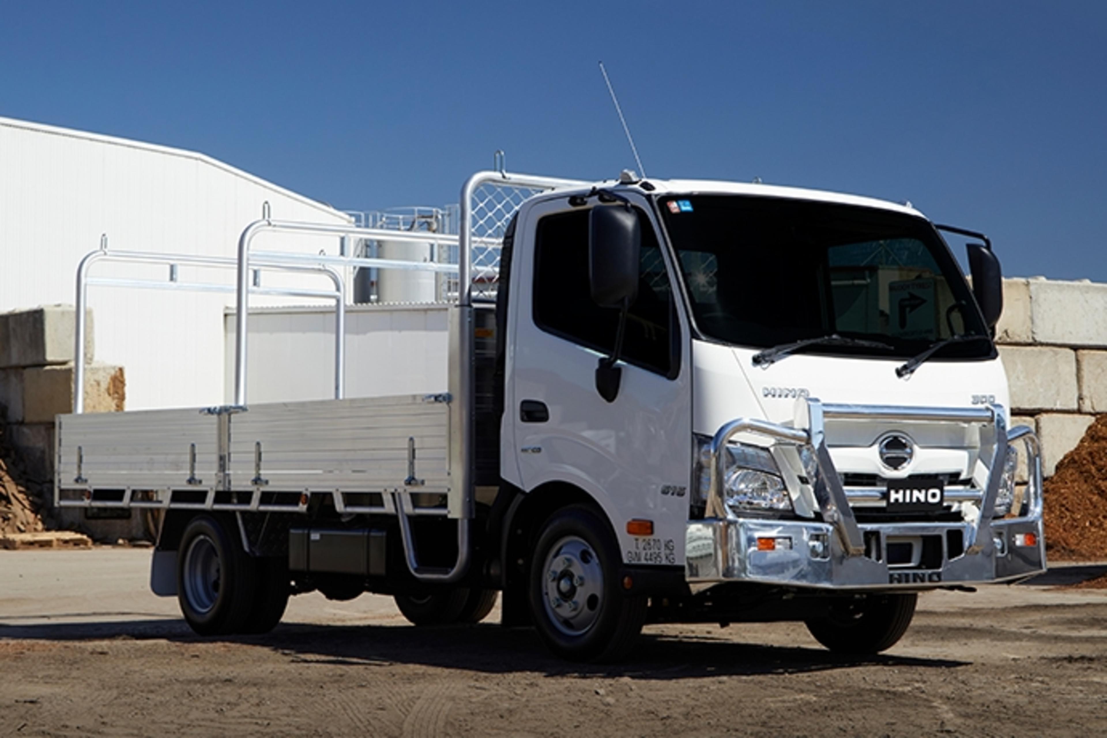 Featured: Hino 300 Series 616 Wide Cab TradeAce. Part of the versatile Hino Built to Go (BTG) range.