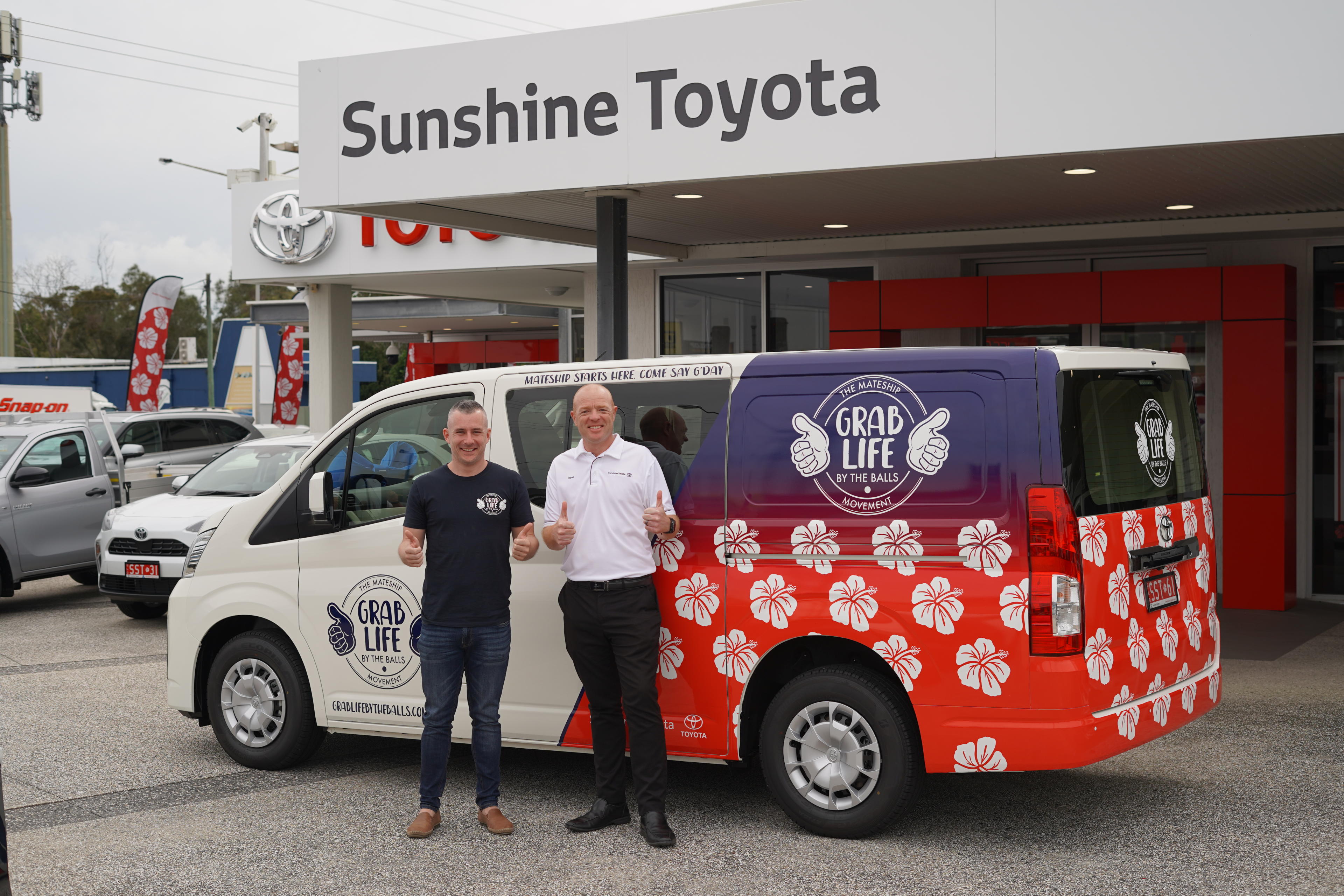 Partnering with Purpose: Grab Life by the Balls banner