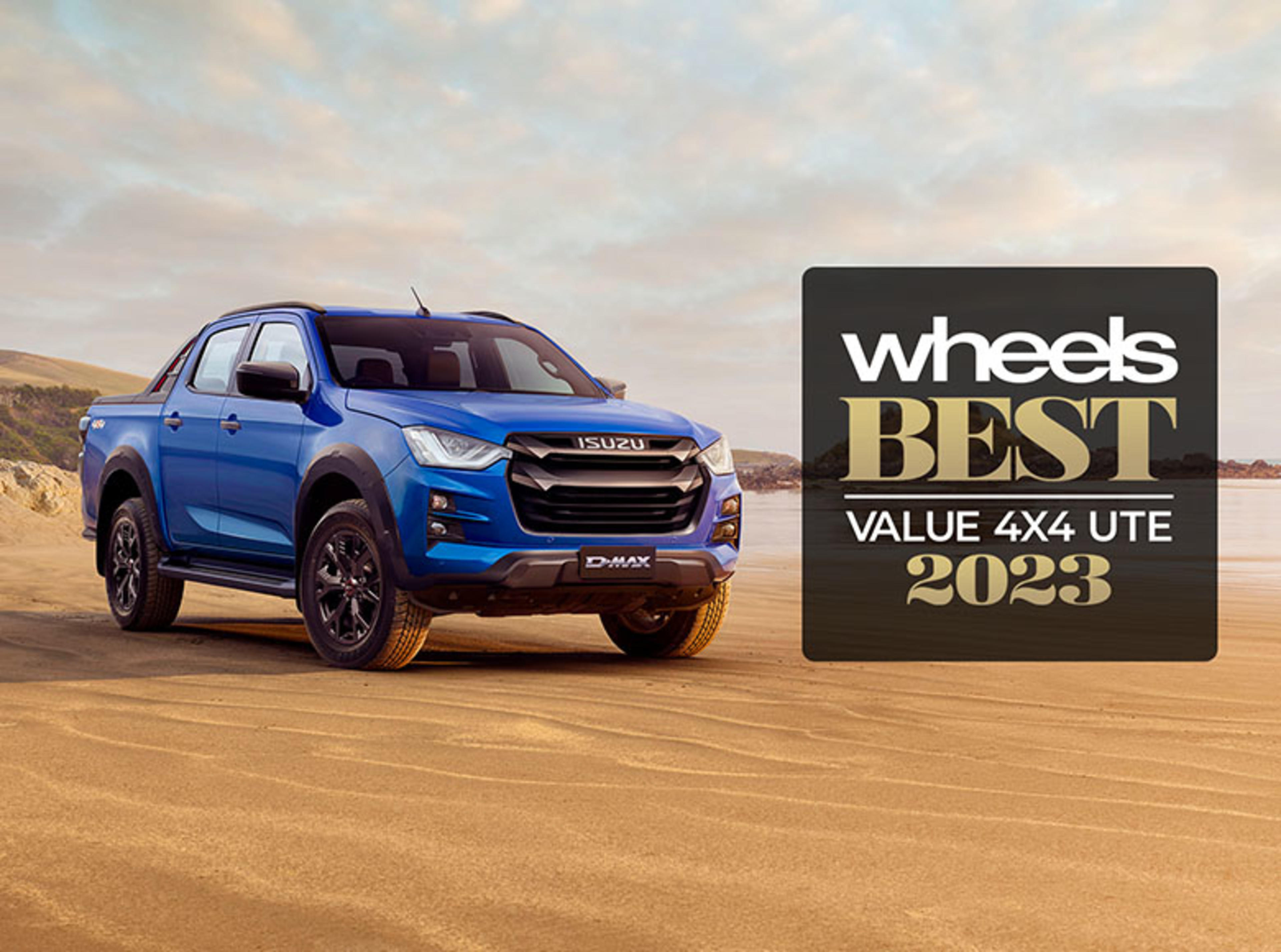 The Isuzu D-MAX is Australia's Best Value 4x4 UTE banner