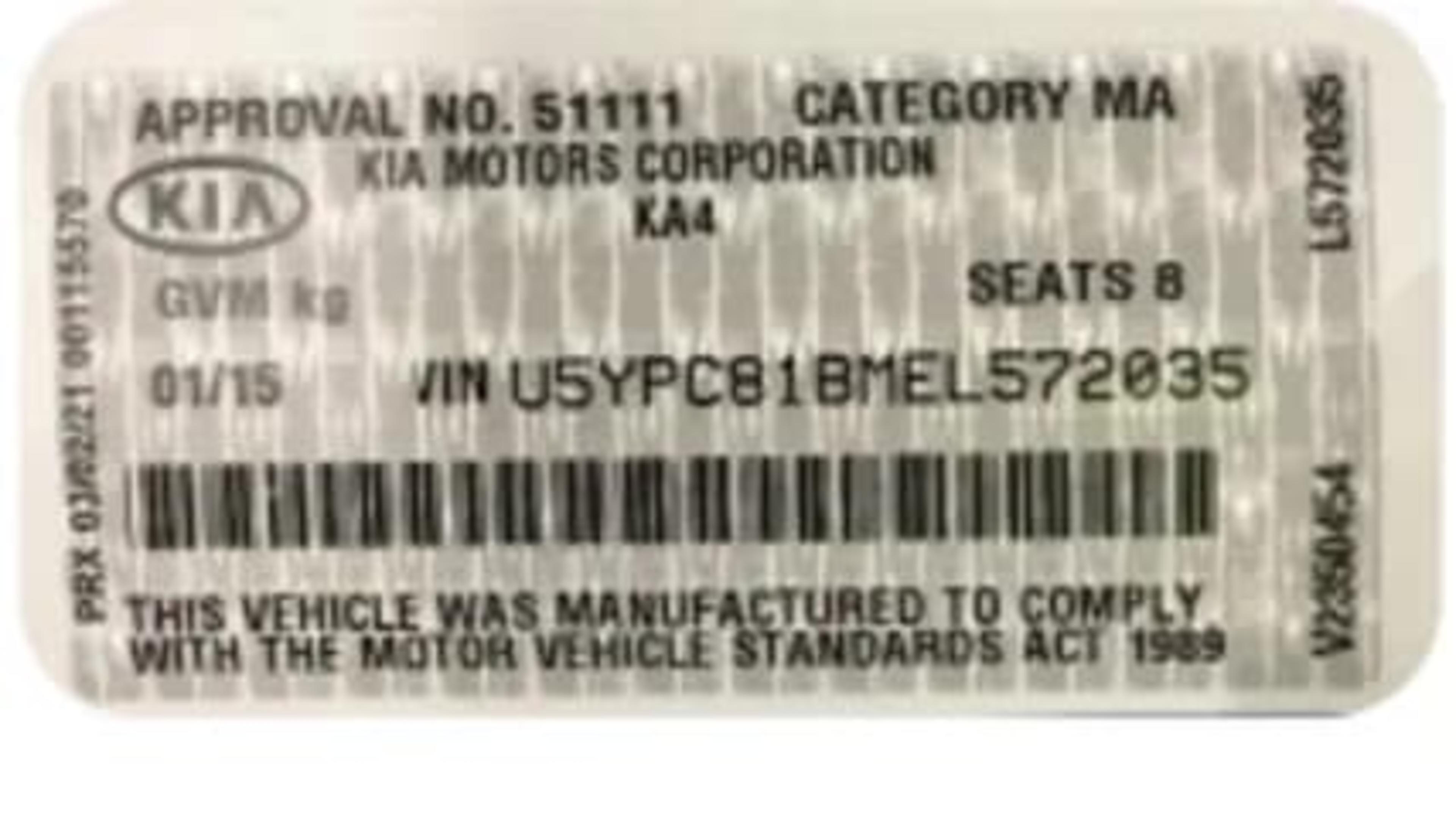 Model Year, Build and Compliance Date What is What Motorama