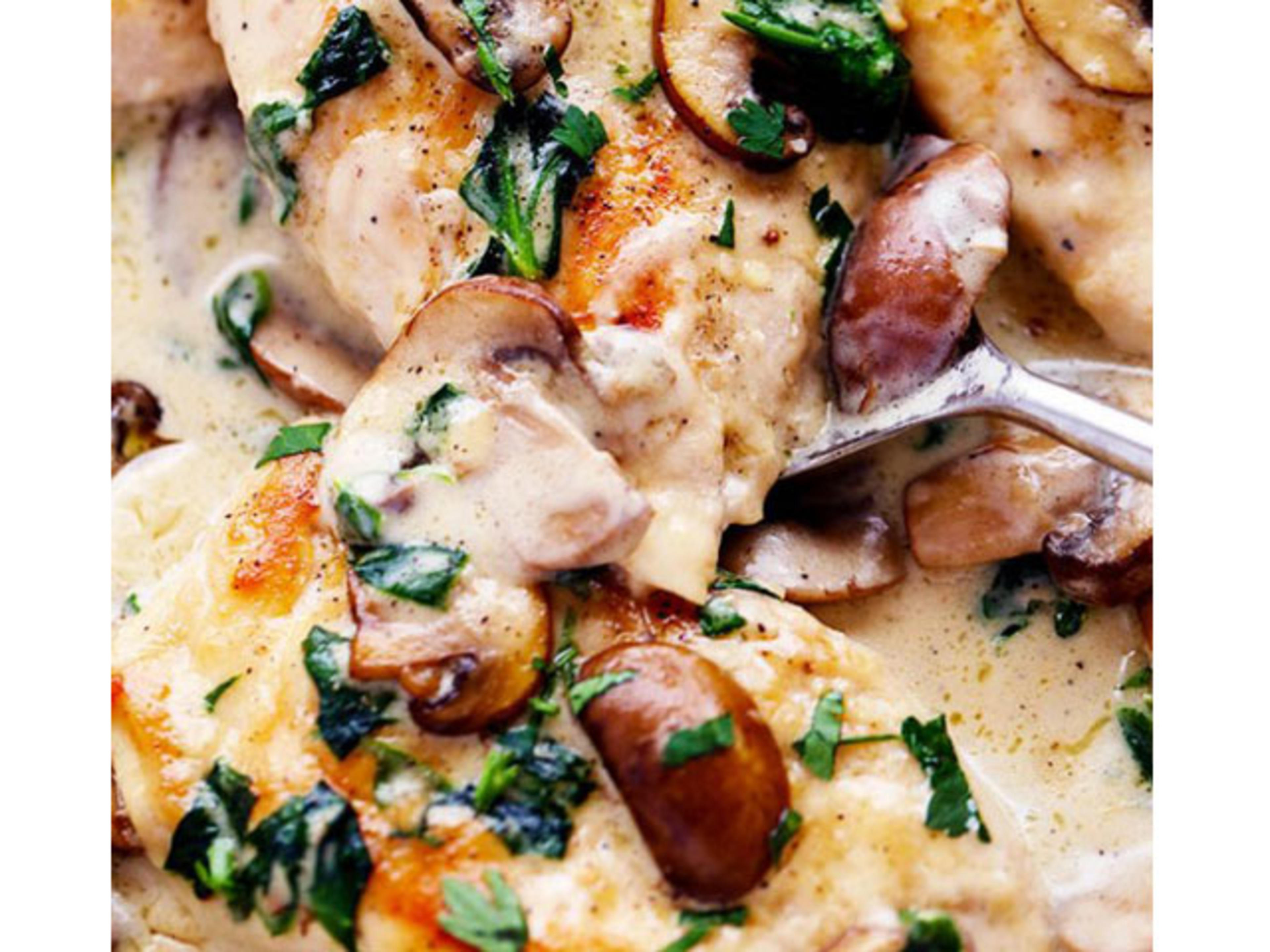 CREAMY PARMESAN GARLIC CHICKEN banner