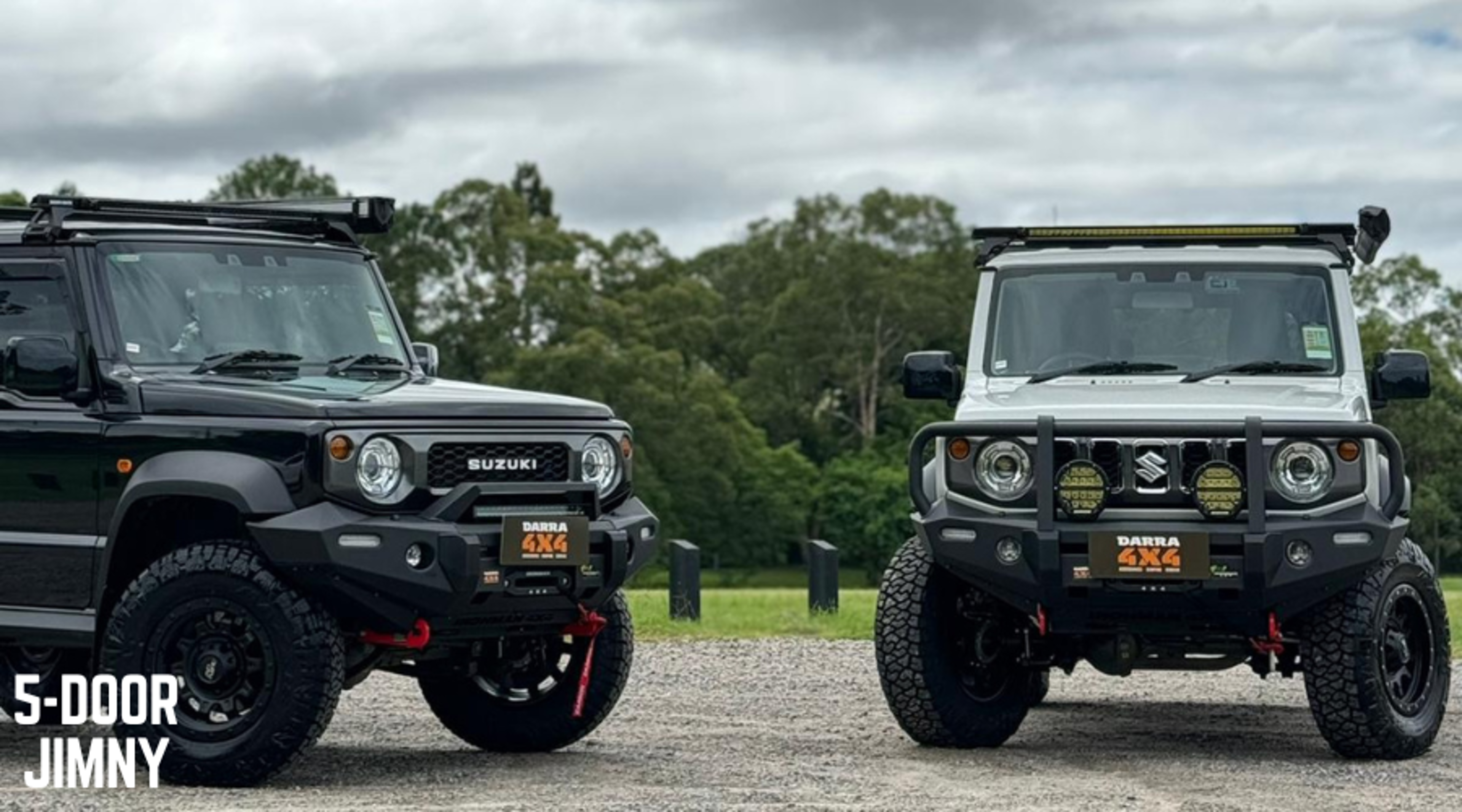 Modified Suzuki Jimny's Black &amp; White 5 Door by Darra 4x4