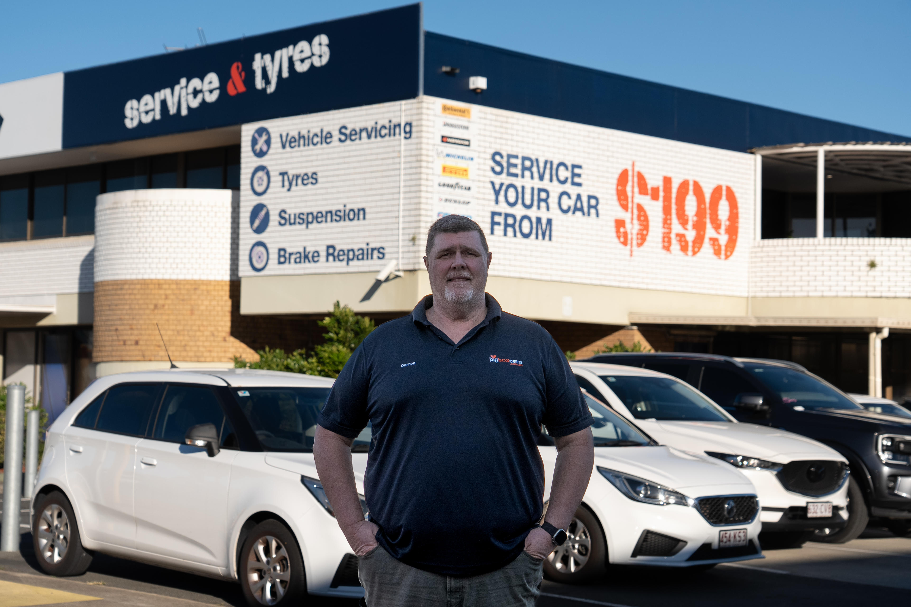 Big Box Cars Service & Tyres Opening banner