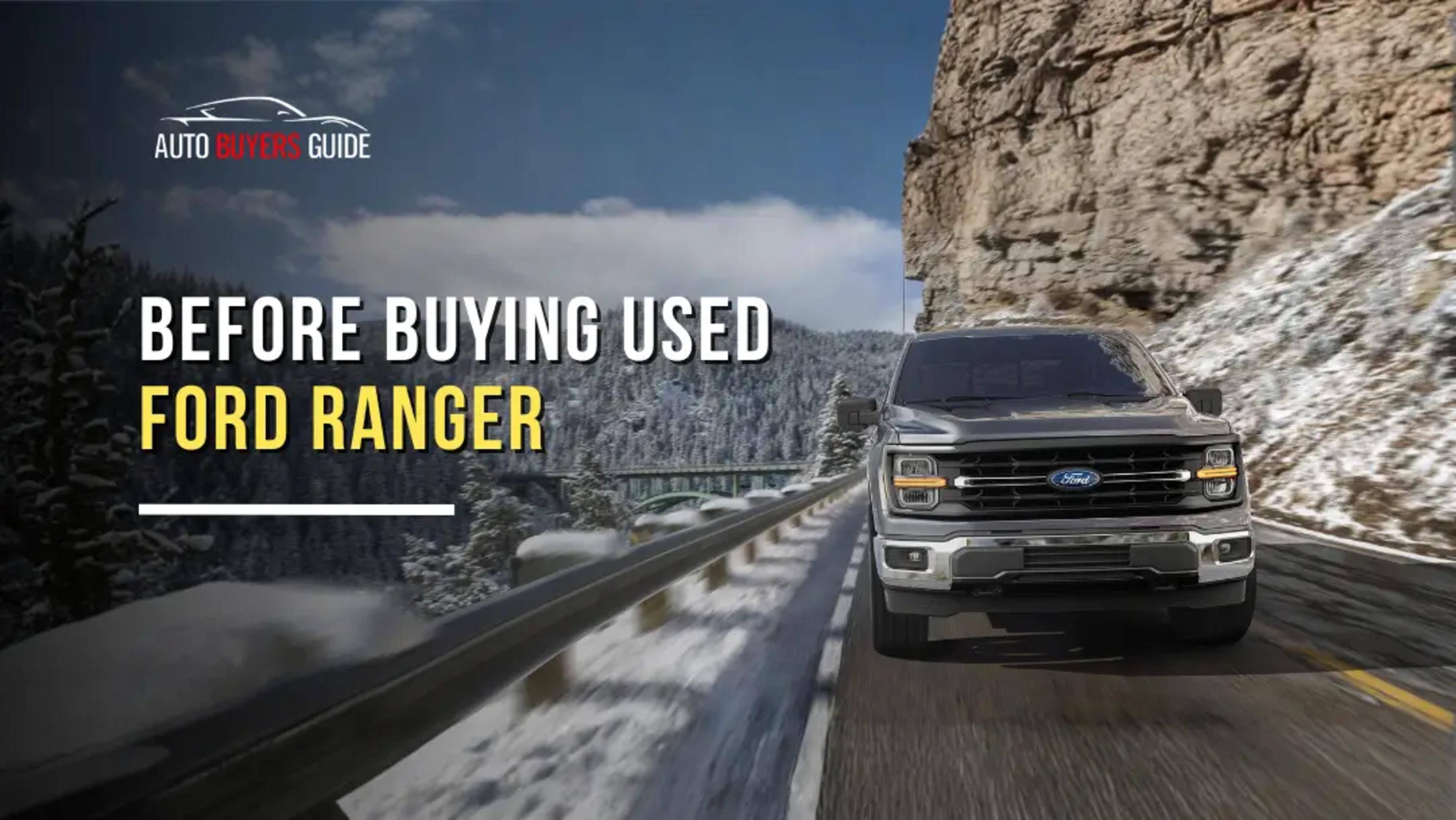 Before Buying Used Ford Ranger banner