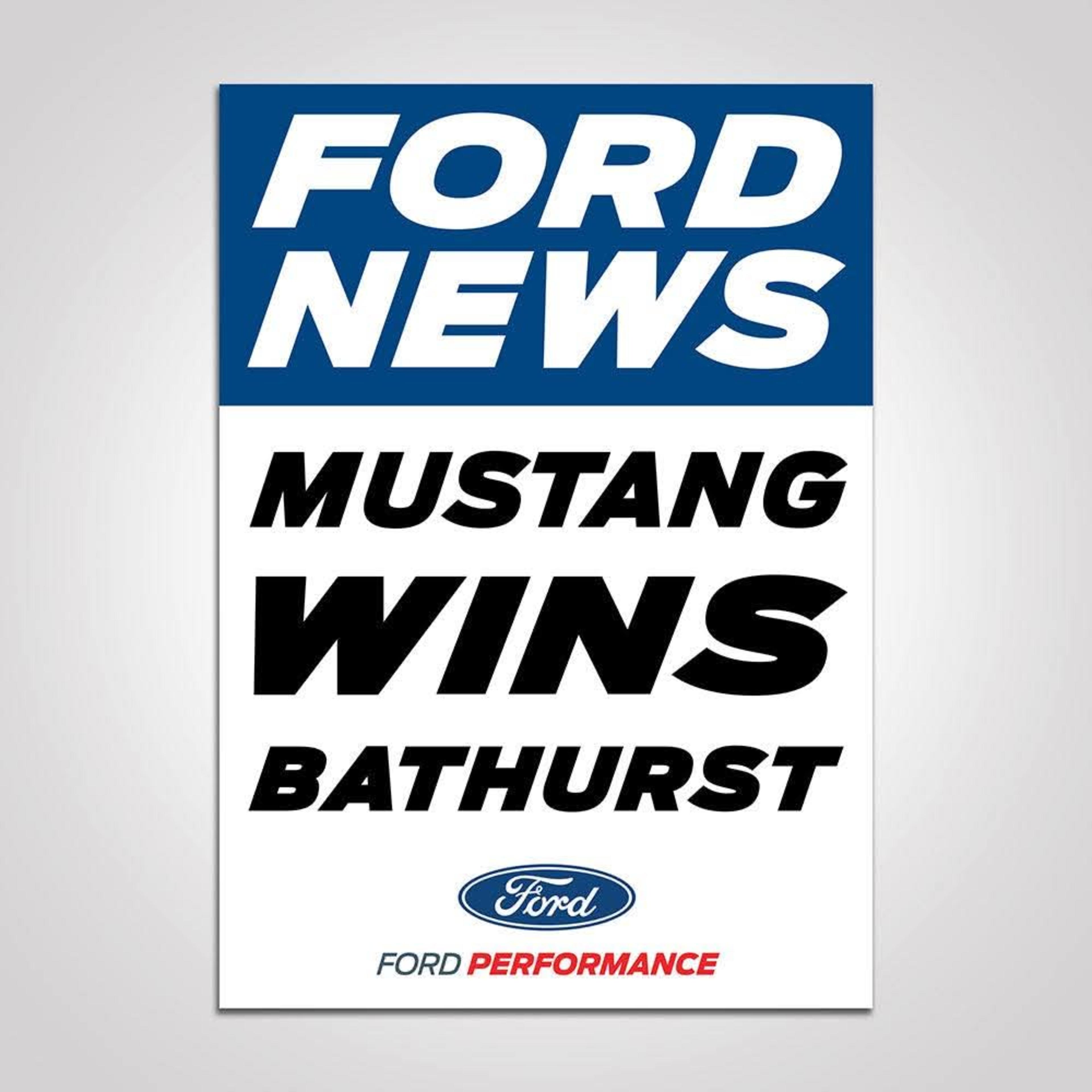 Breaking News - Ford WINS Bathurst banner