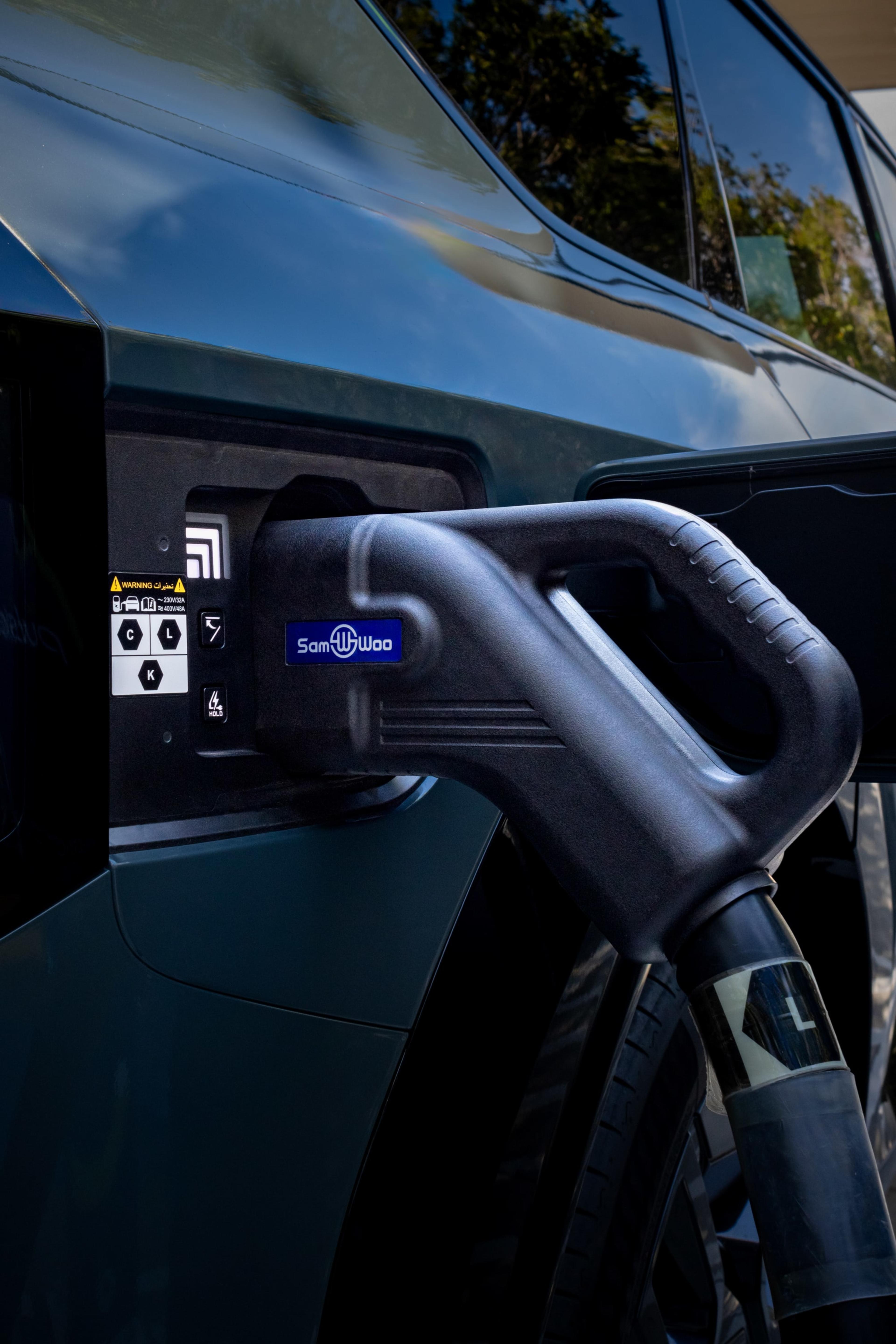 Kia EV9 on Public Charger