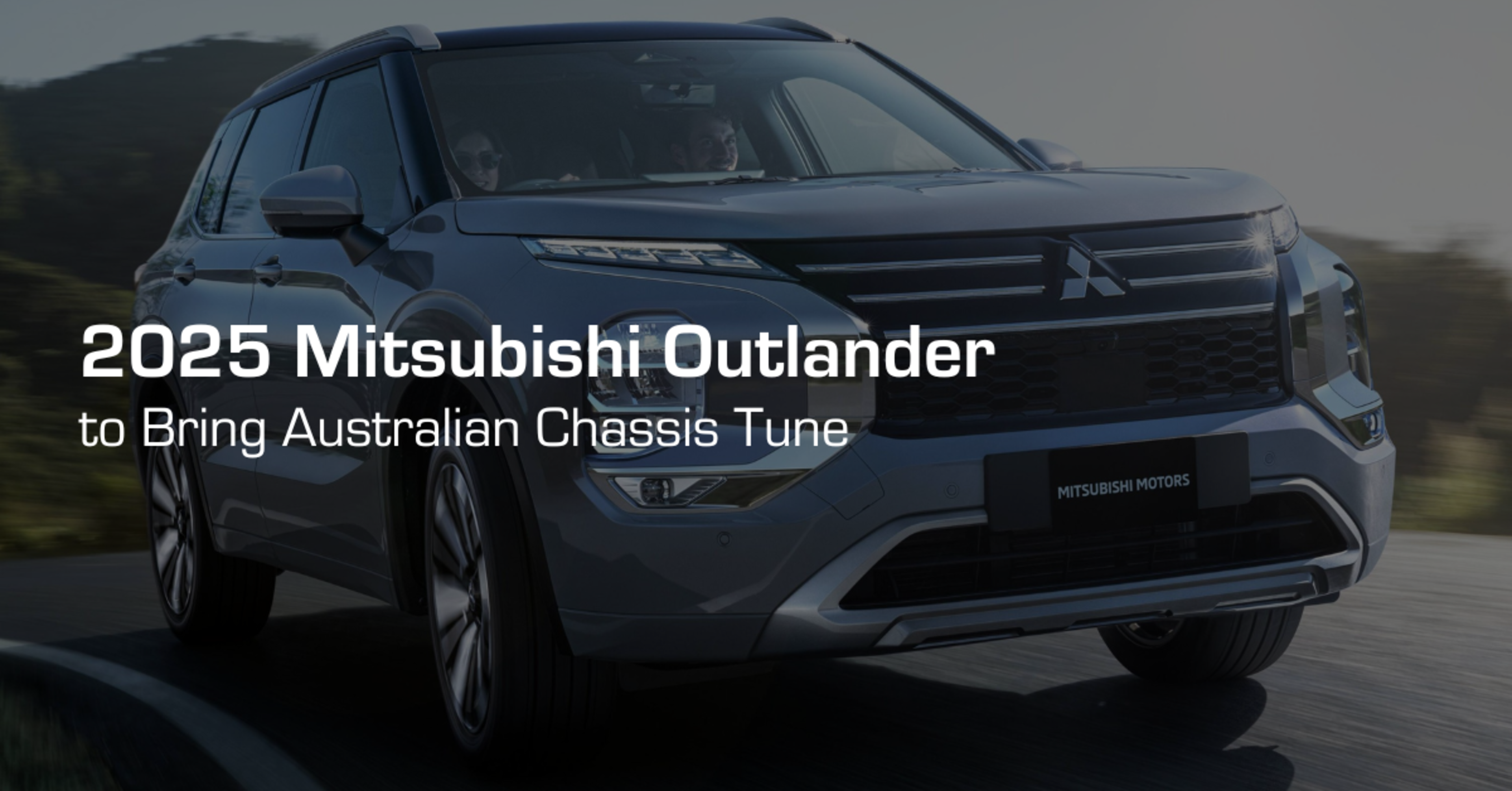 NEWS 2025 Mitsubishi Outlander to Bring Australian Chassis Tune banner