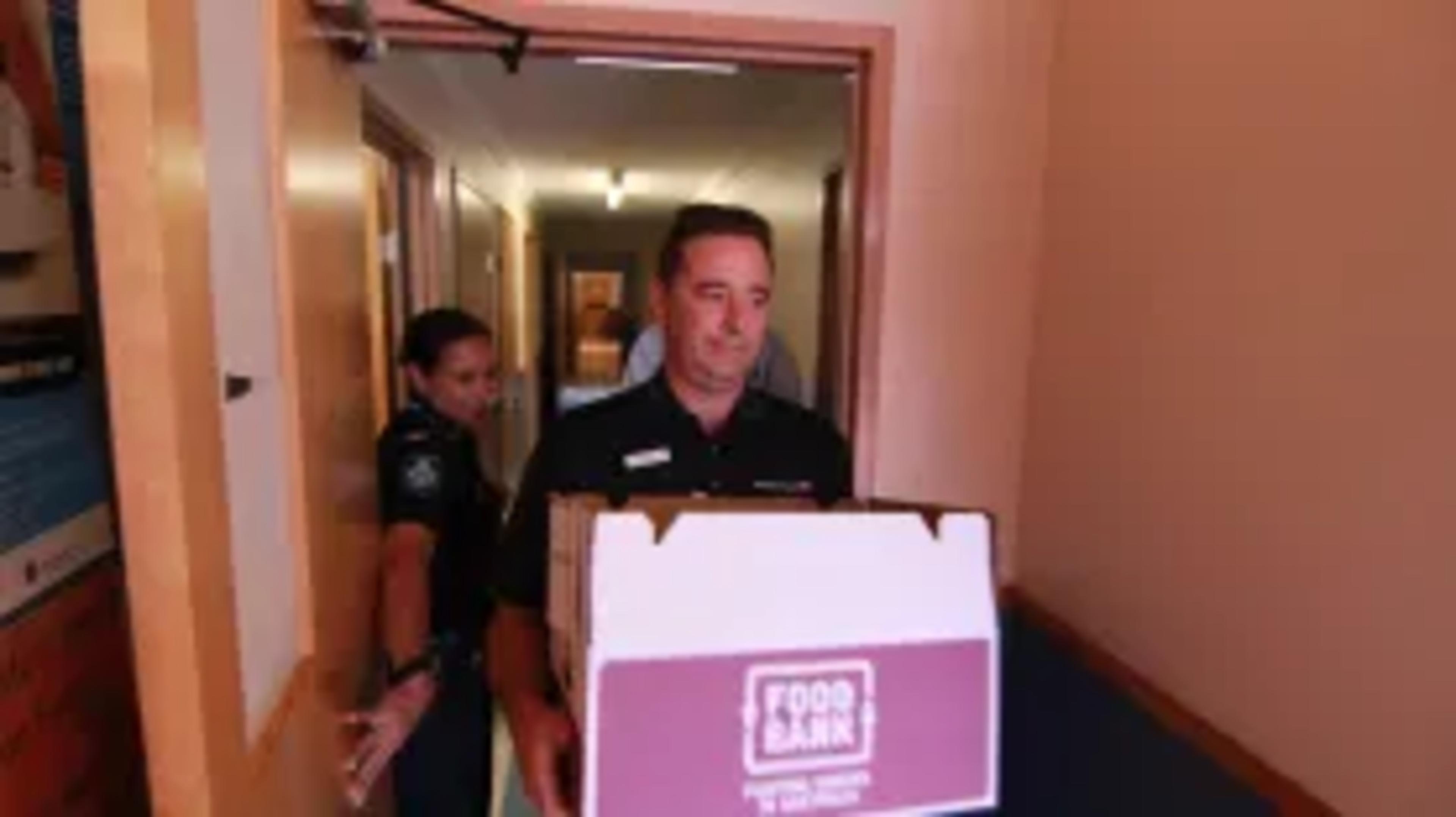 Walking out of QPS Nerang with a boxes instead of a ticket.