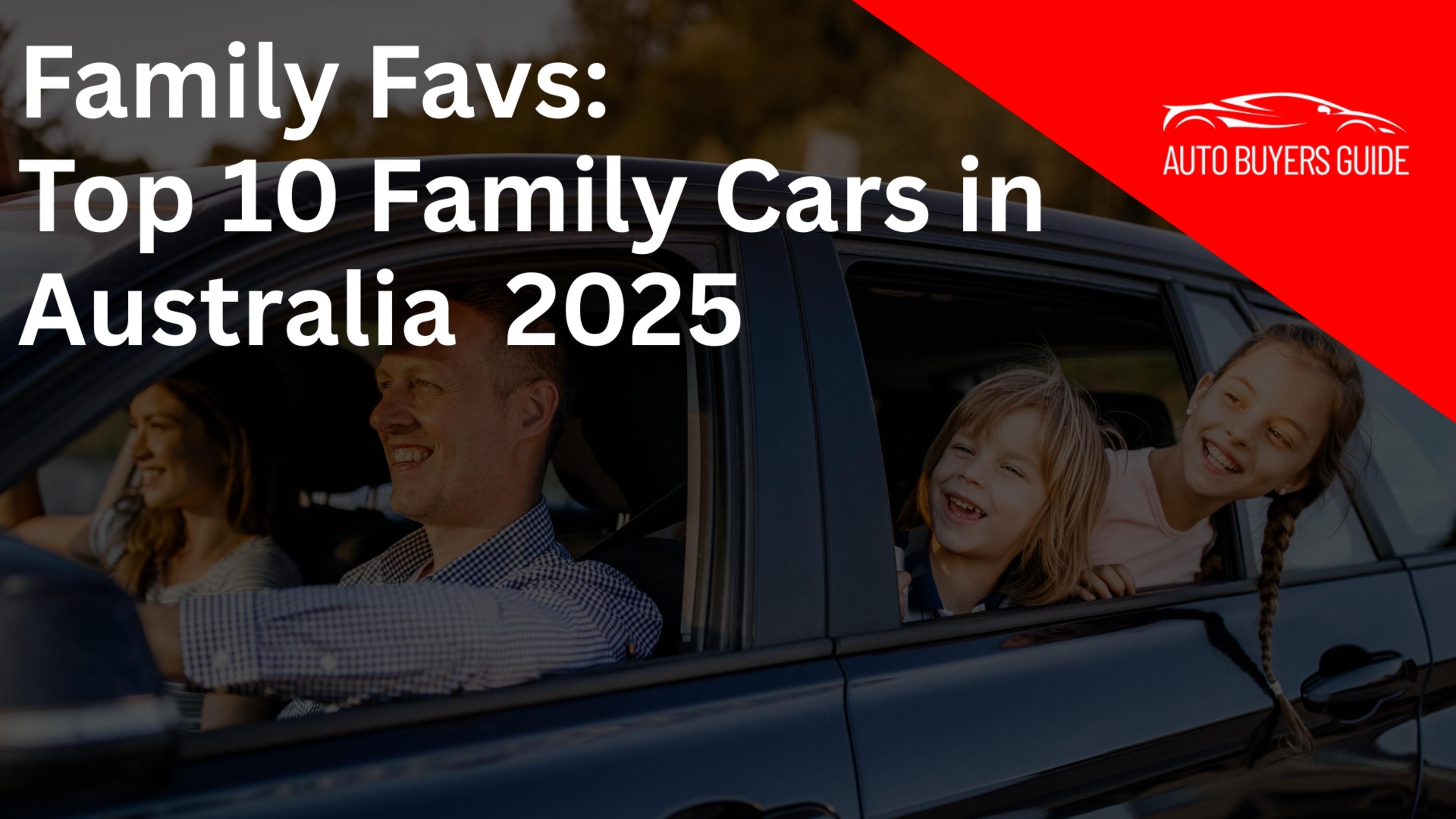 Top 10 Family Cars in Australia 2025 banner