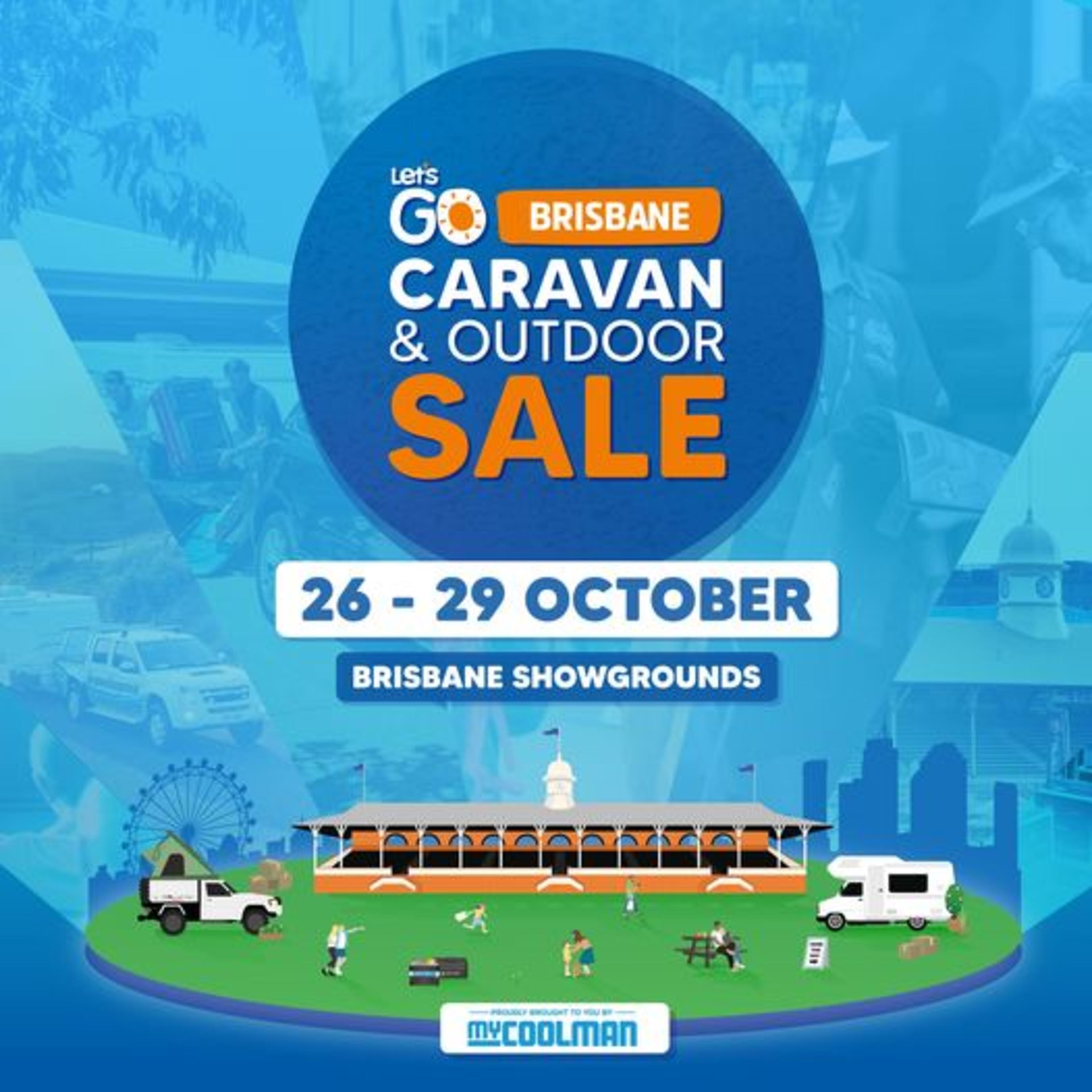 LETS GO BRISBANE CARAVAN & OUTDOOR SALE banner