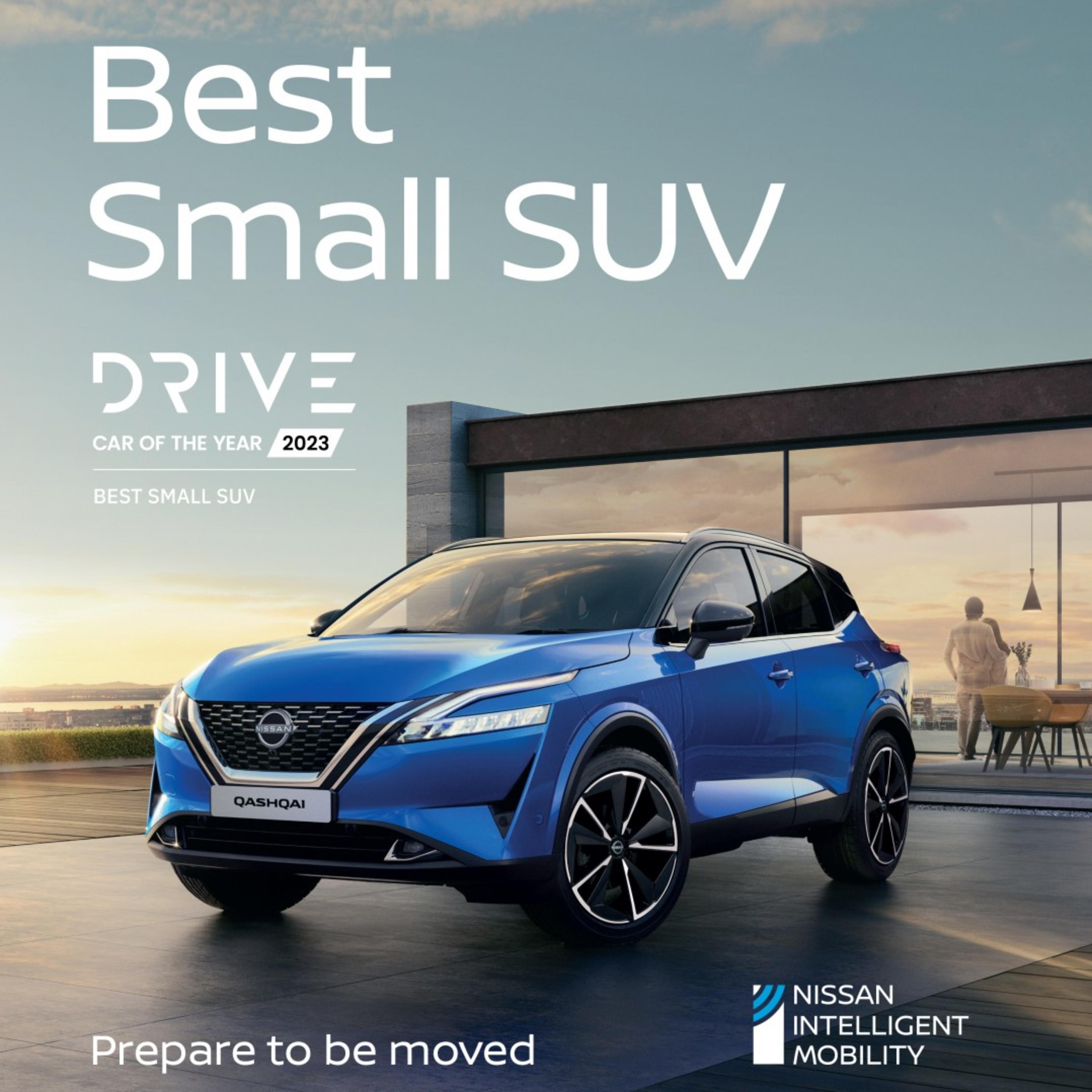 Nissan QASHQAI Named Australia's Best Small SUV at Drive Car of The Year Awards banner