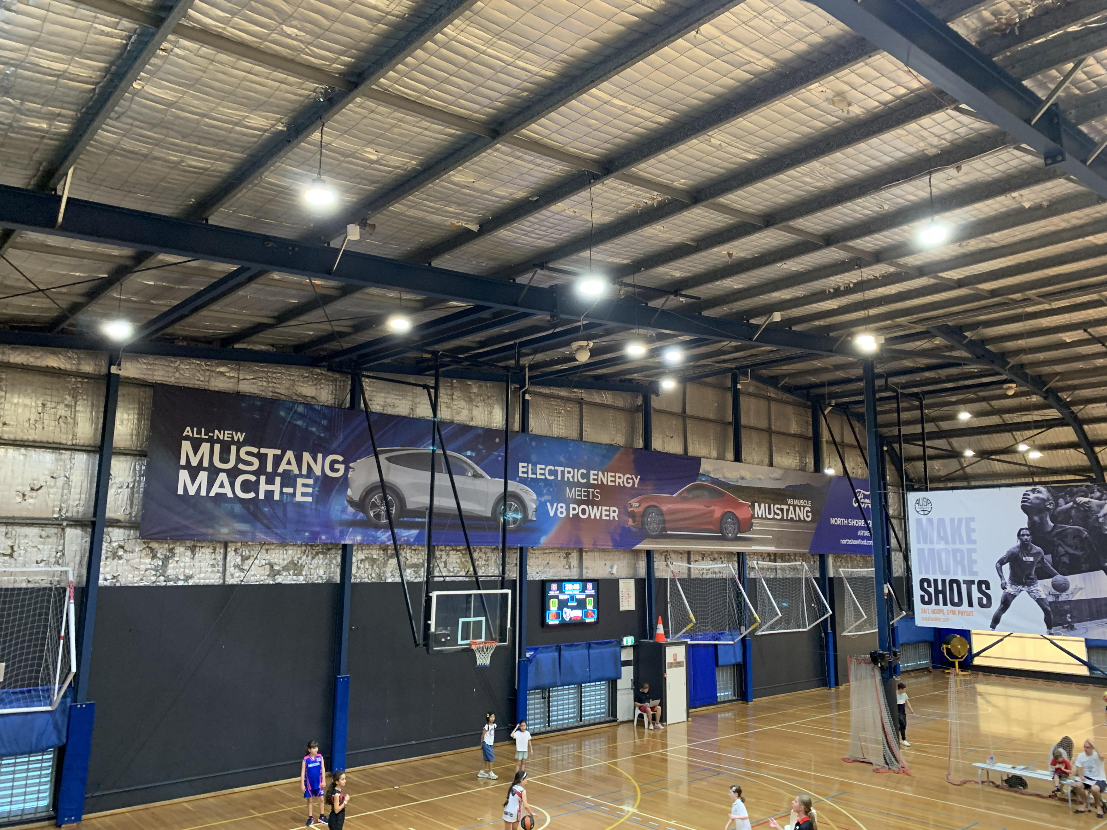 North Shore Ford: Proud Sponsor of Norths Basketball Club banner