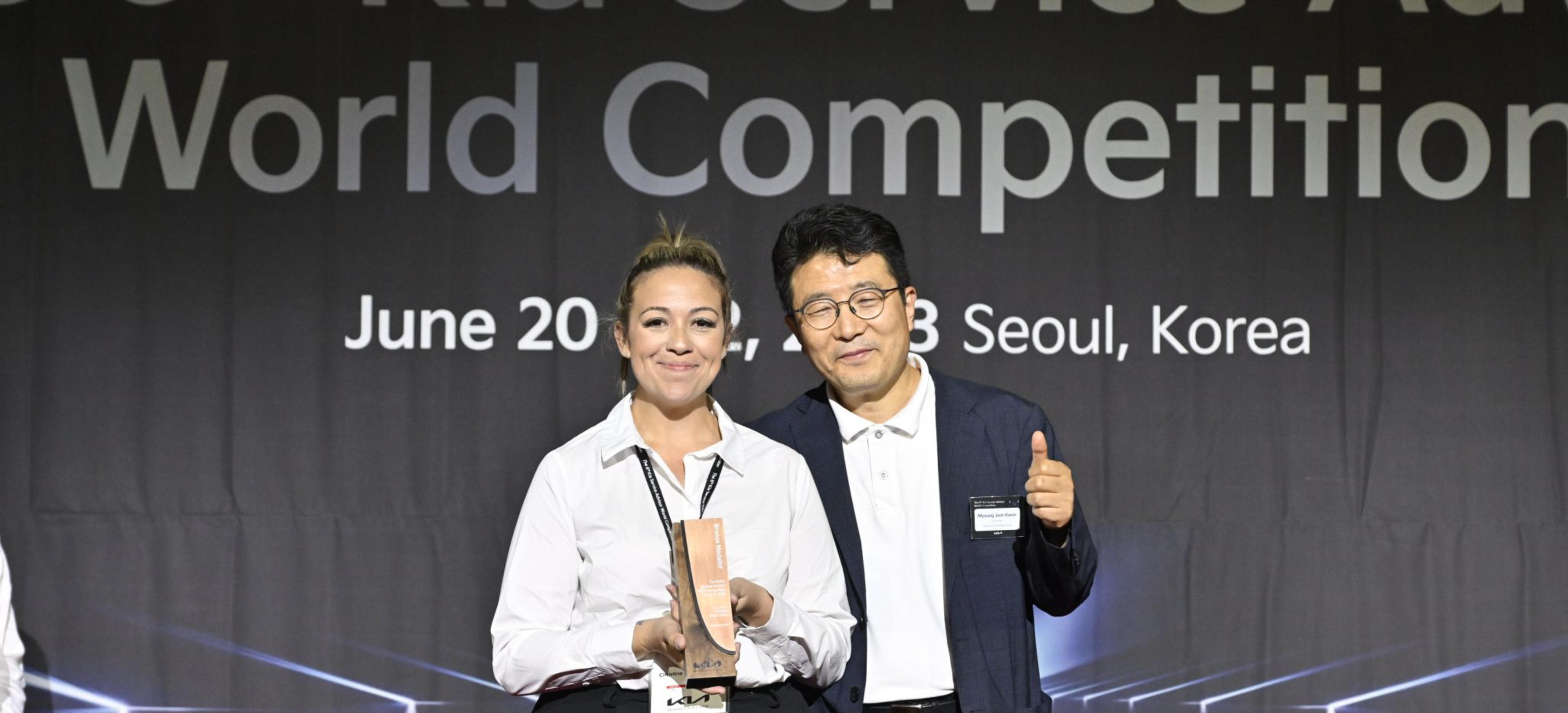 Motorama Kia Service Advisor Wins Bronze at Kia Service Advisor World Competition banner