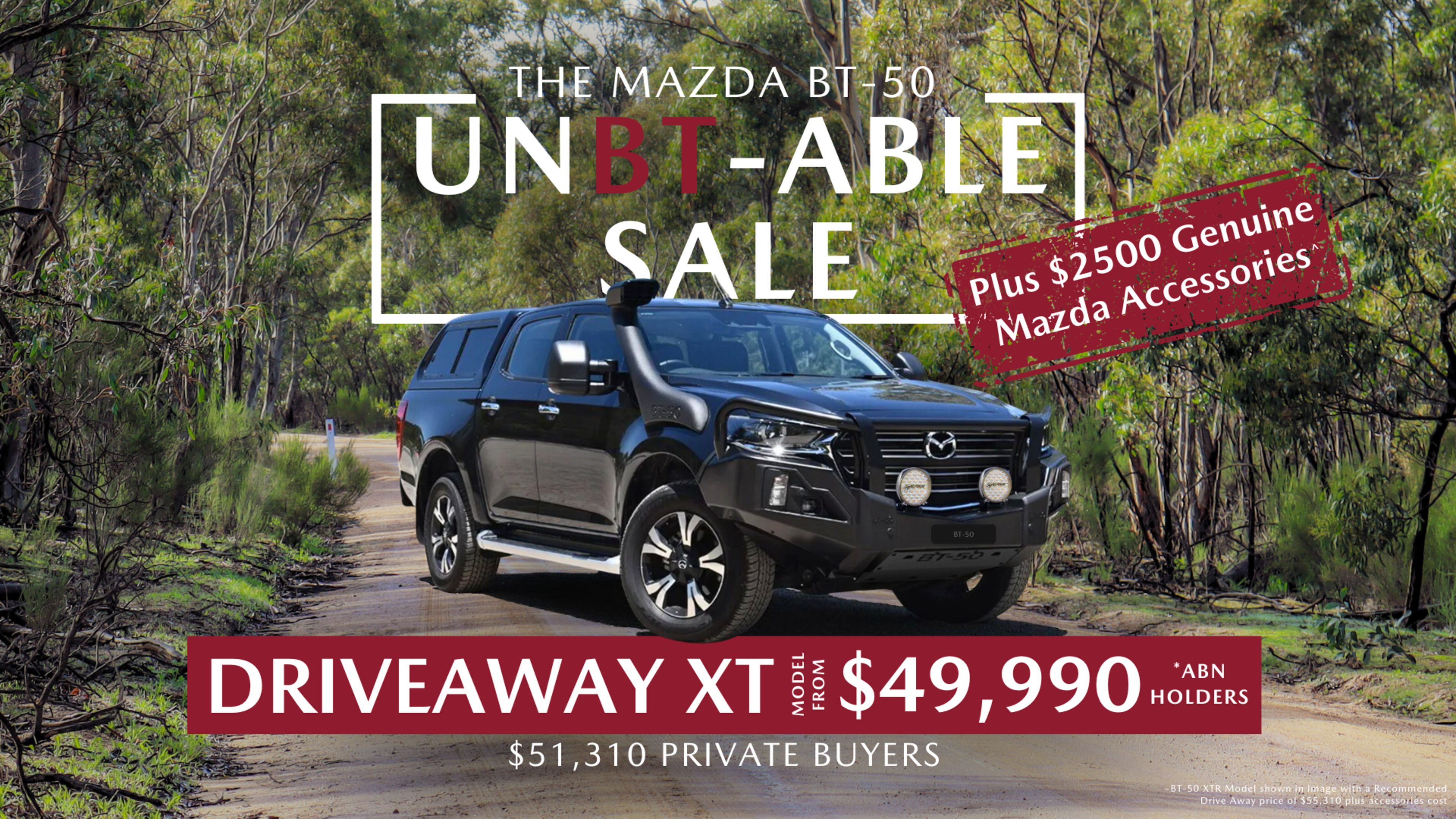 Mazda BT-50 UnBT-able sale 