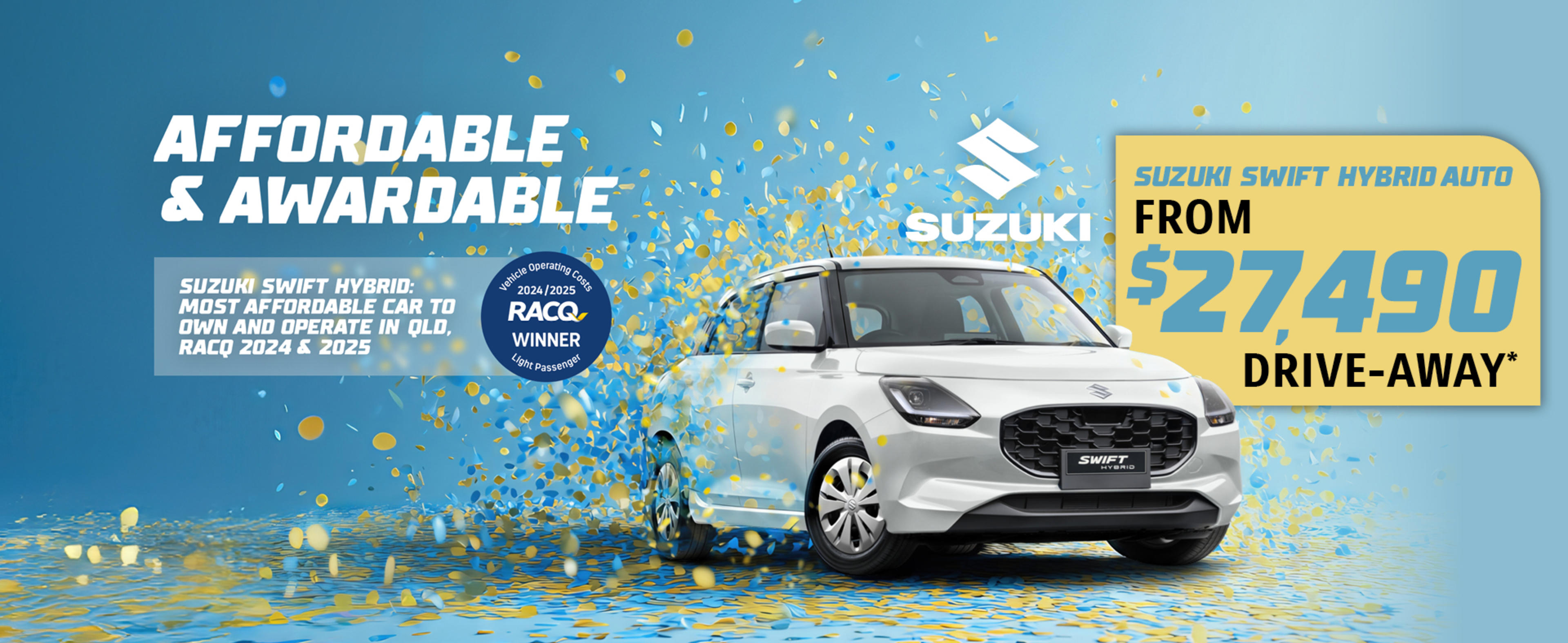 Suzuki Swift Auto from $27,490 Drive Away