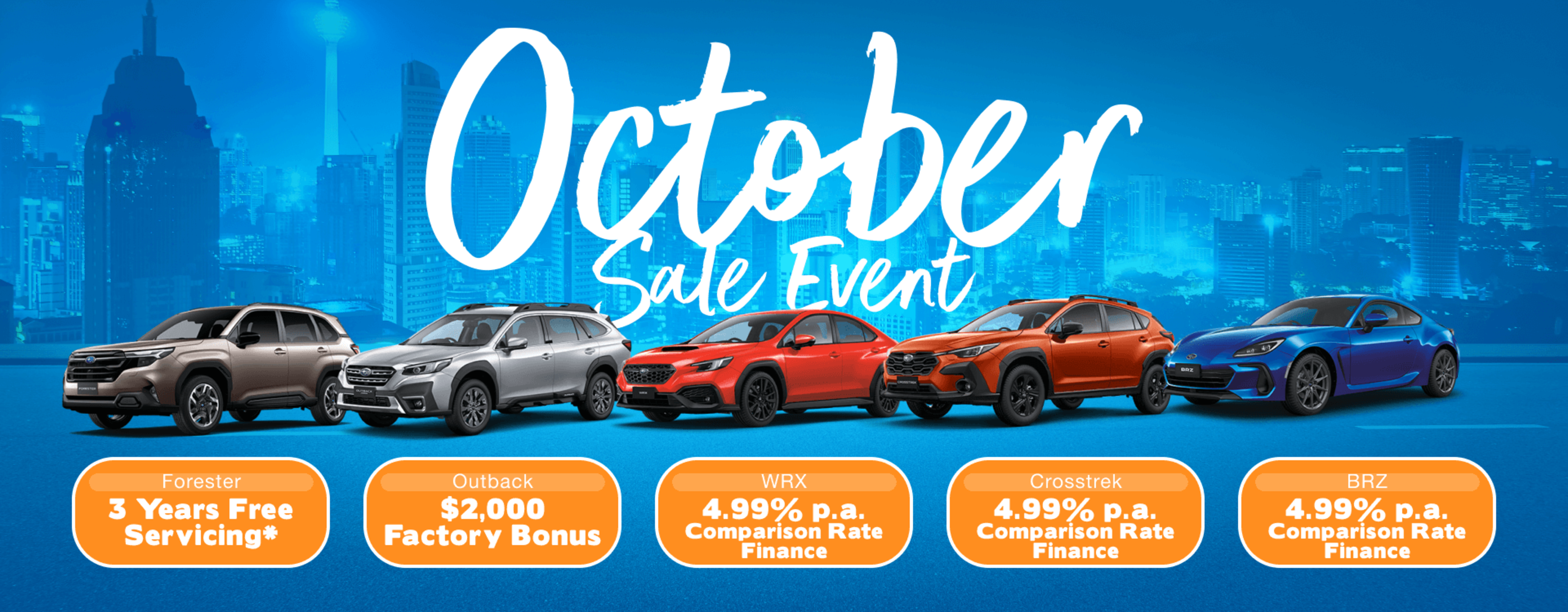 October Sale Event