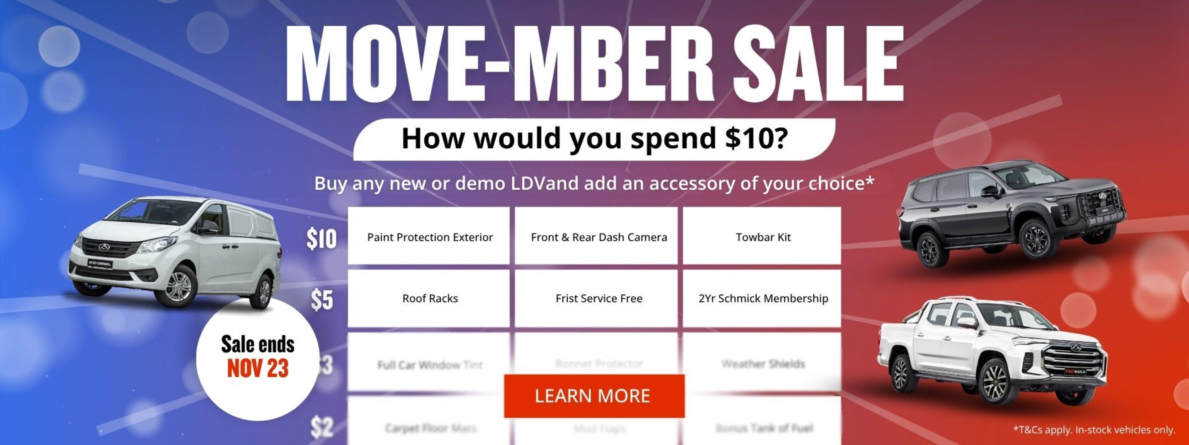 Move-mber Sale – How would you spend $10?