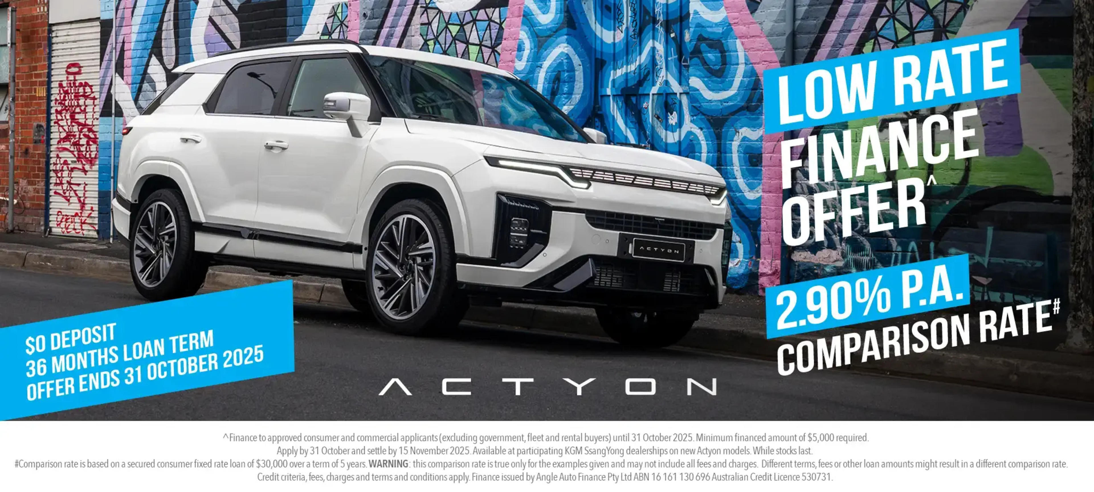 Actyon Low Rate Finance