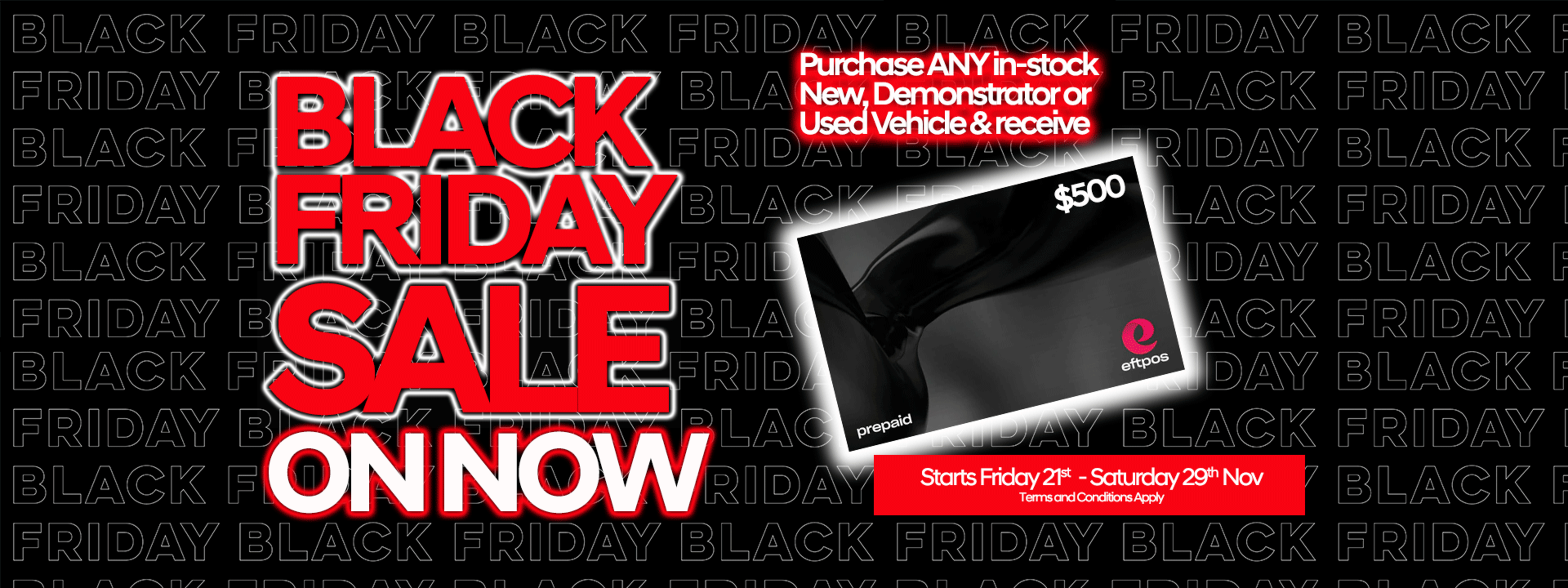 Black Friday Sale Inhouse