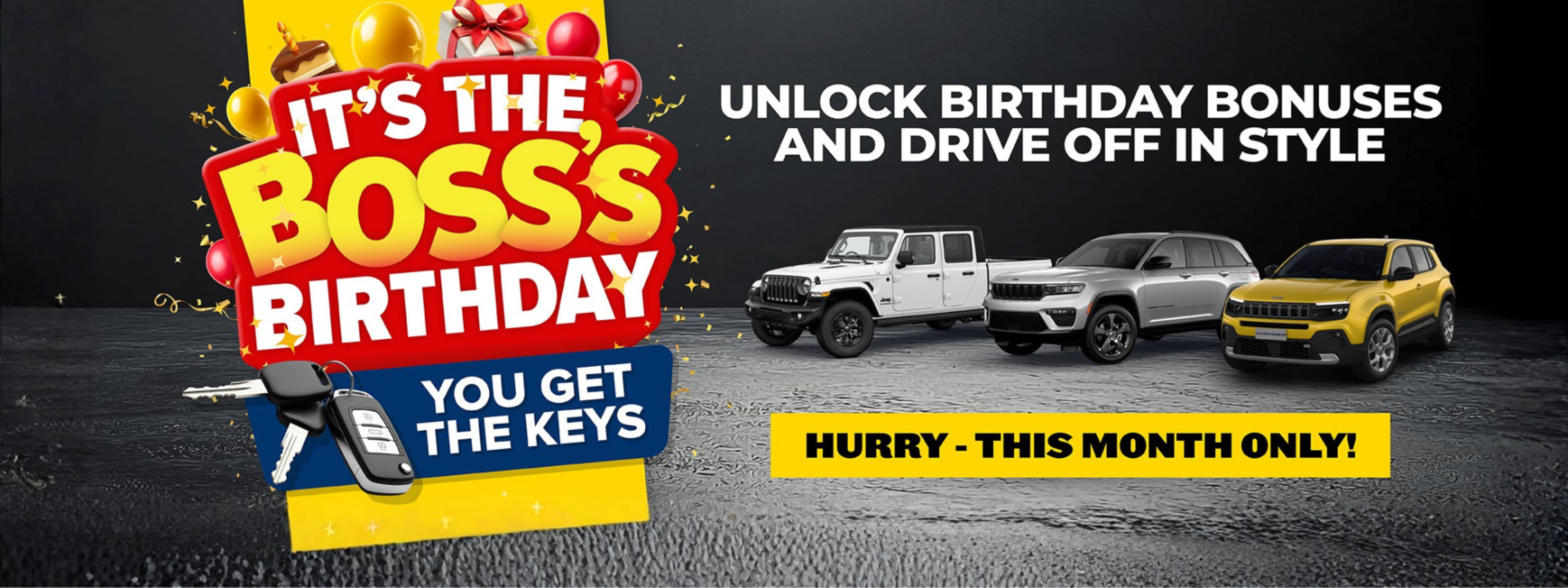It’s the Boss’s Birthday — You Get the Keys to the Savings!
