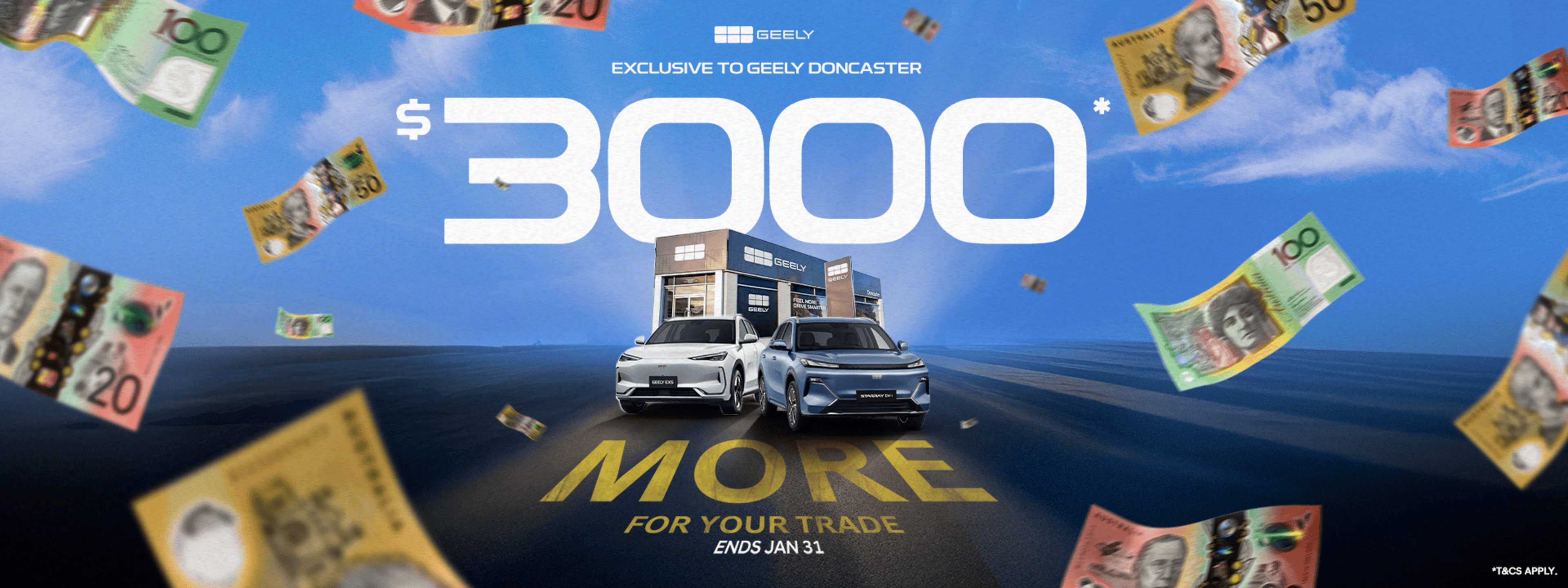 $3,000 More for Your Trade In