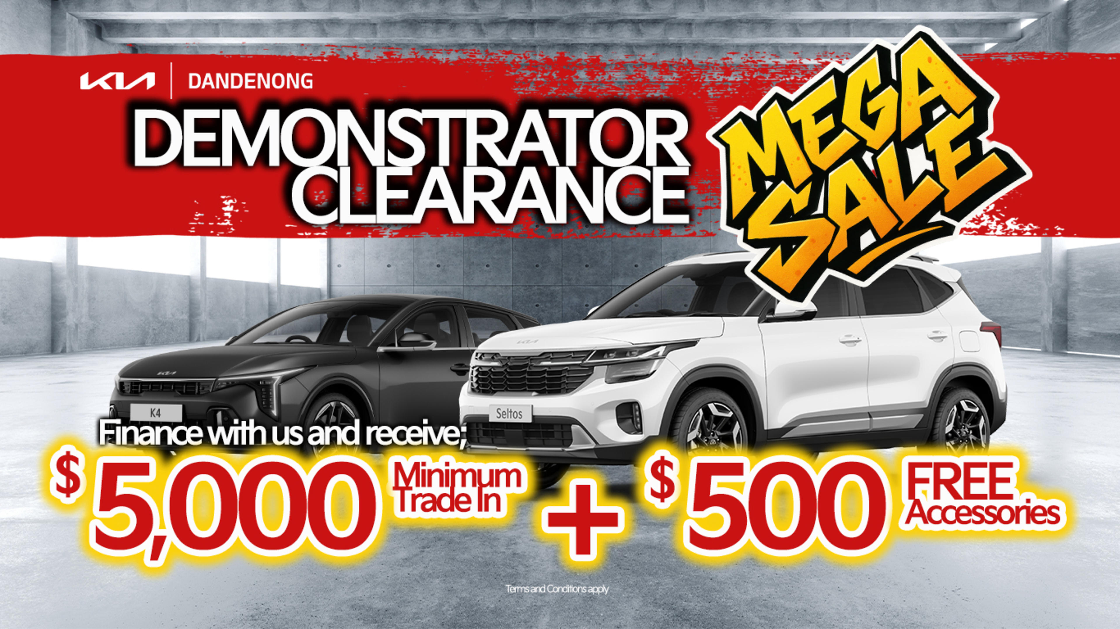 Demo Clearance Mega Sale