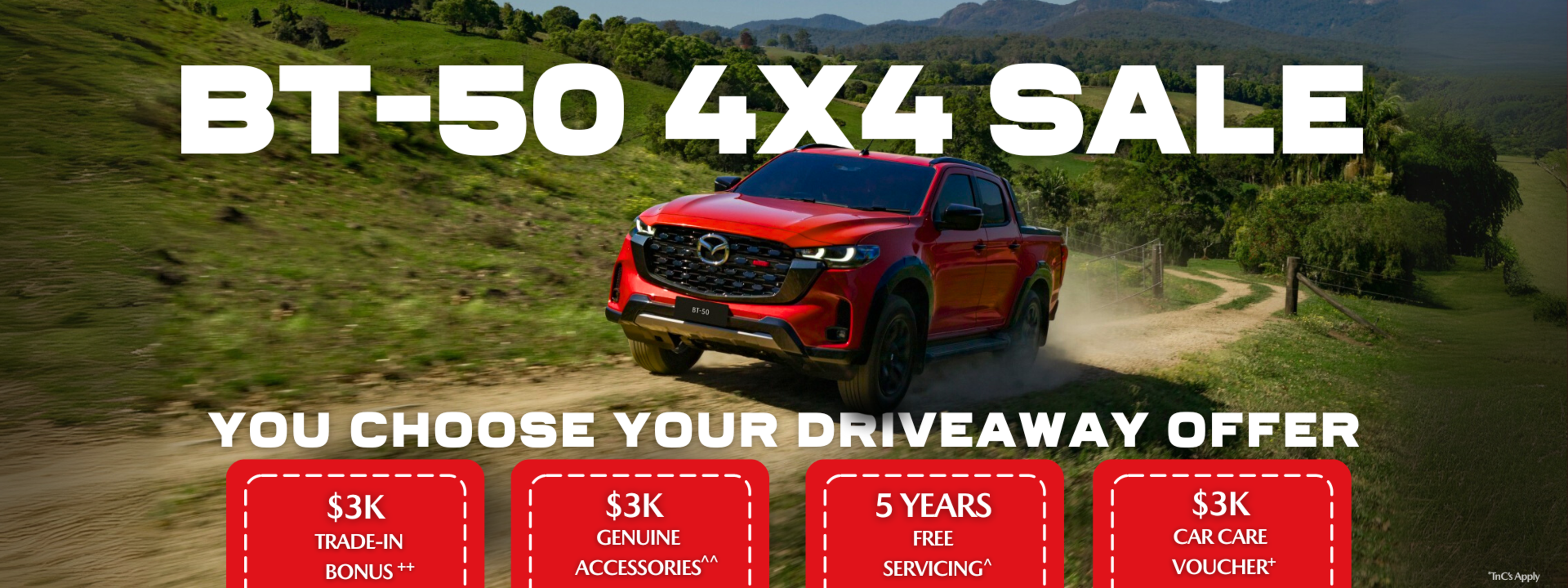 BT 4x4 sale